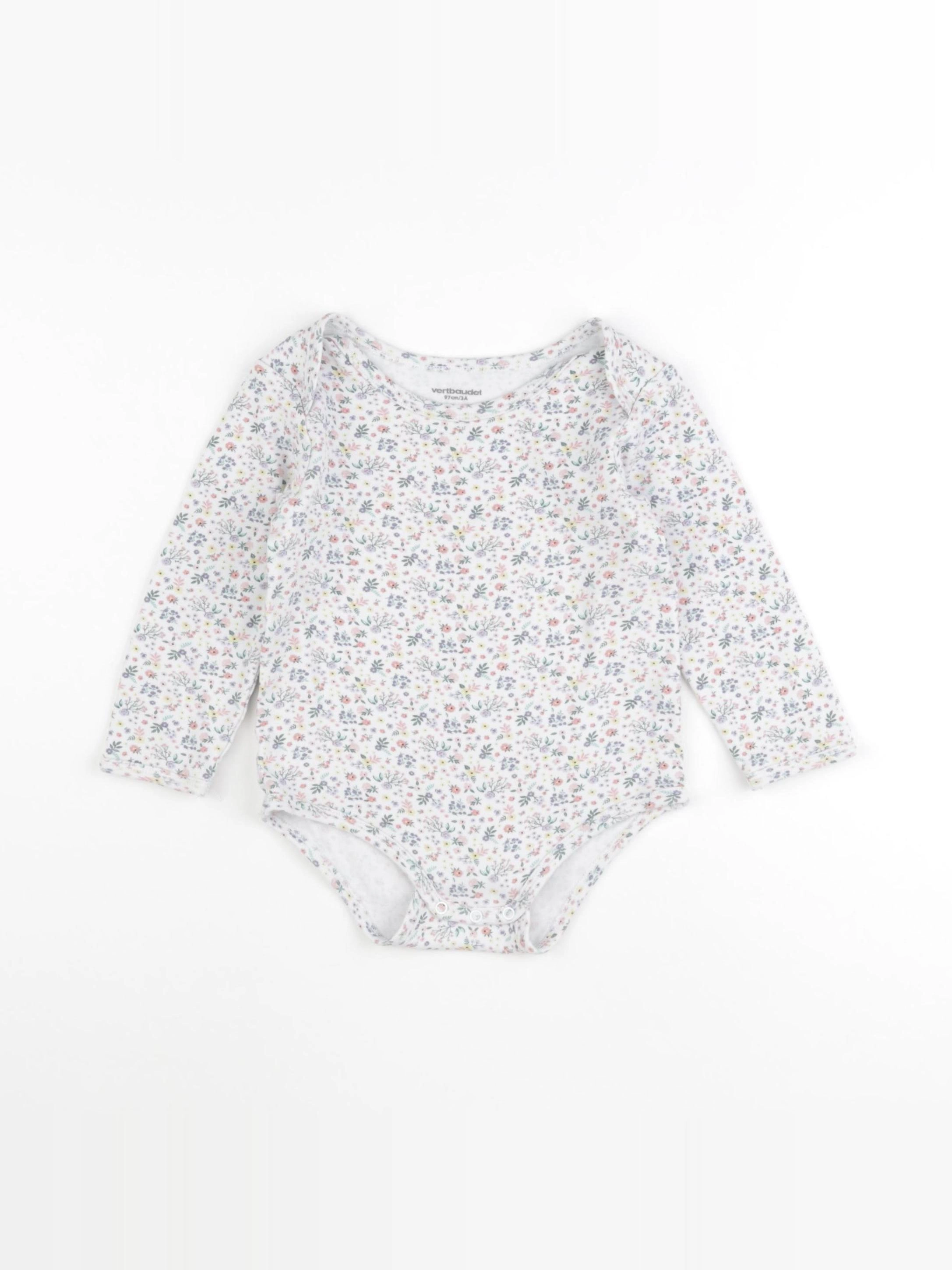 Vertbaudet - body multicolore - 3 ans
