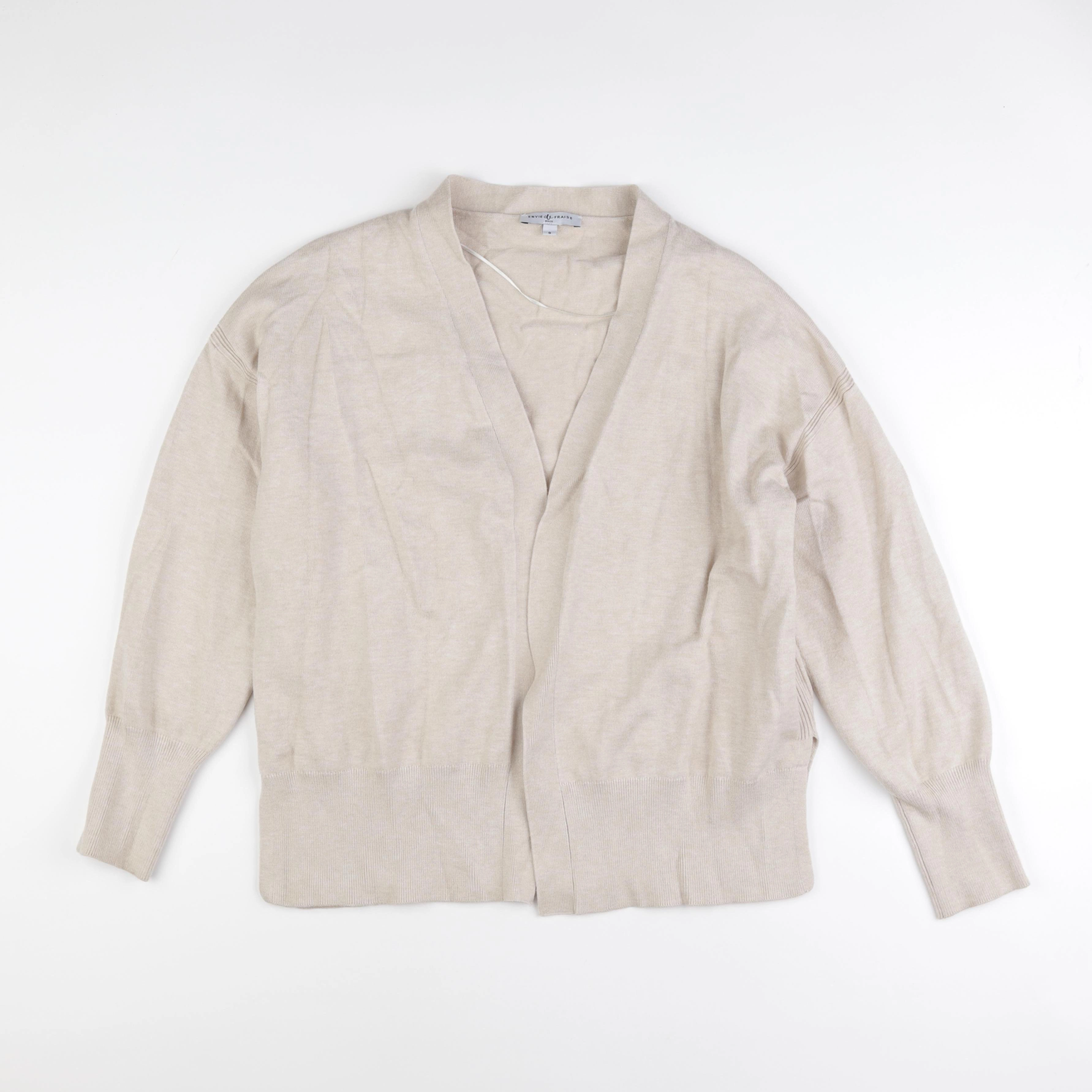 Envie de fraise - gilet grossesse beige - s