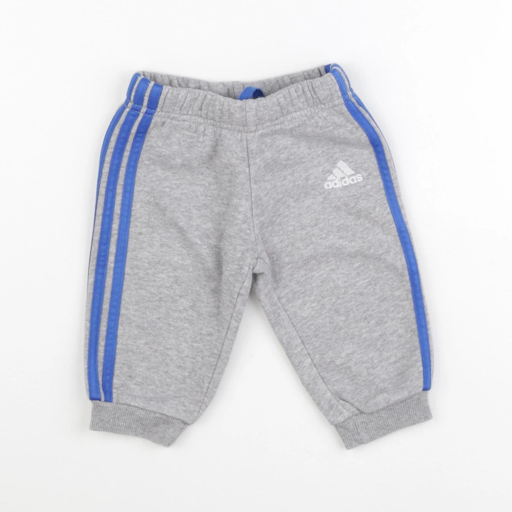 Adidas - jogging gris, bleu - 3/6 mois