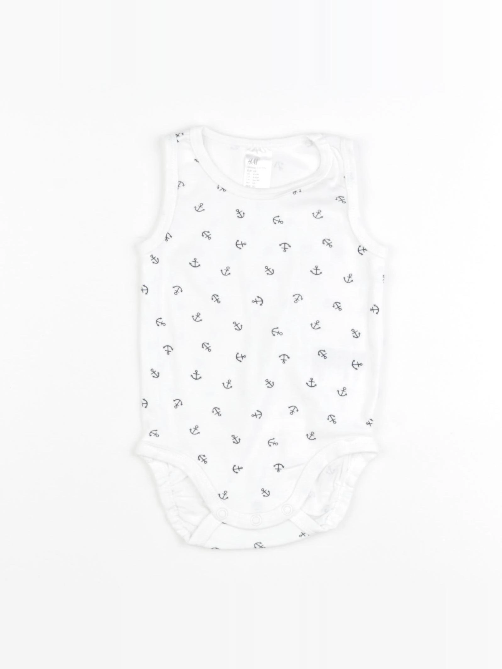H&M - body blanc - 3/6 mois