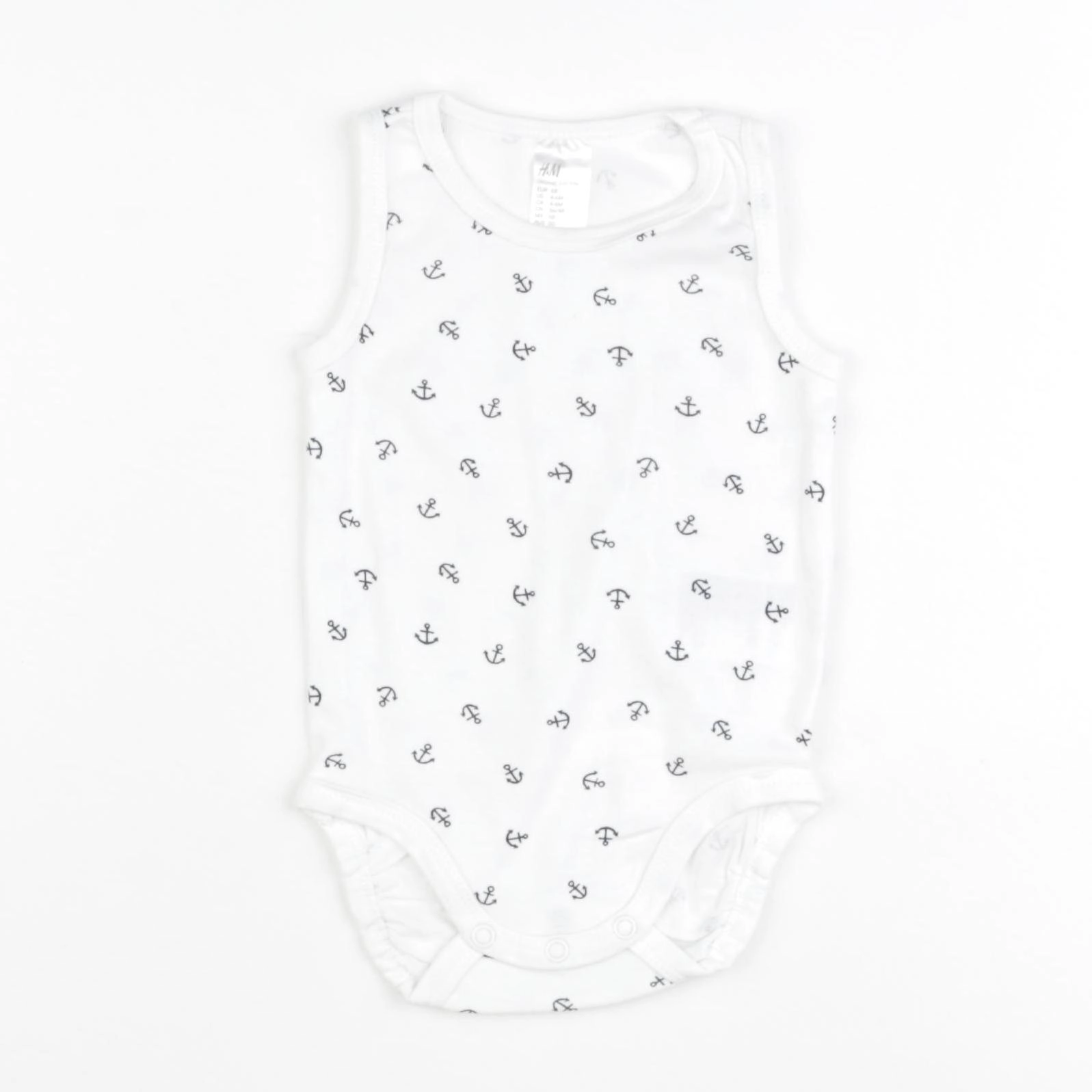 H&M - body blanc - 3/6 mois