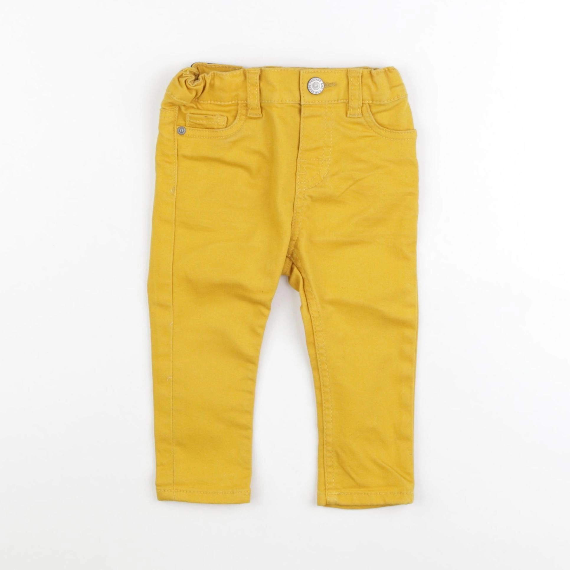 H&M - pantalon jaune - 6/9 mois