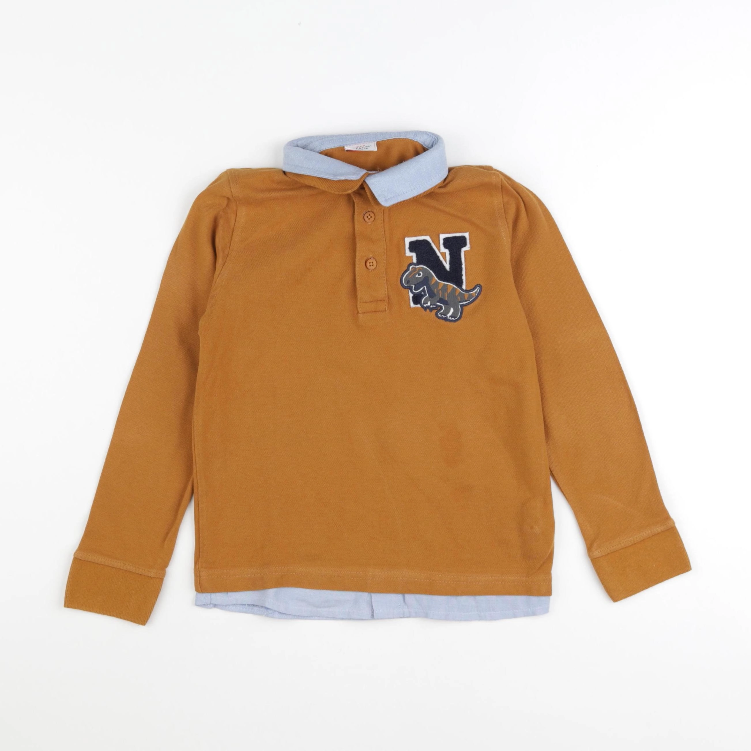 Tape à l'oeil - polo orange - 6 ans