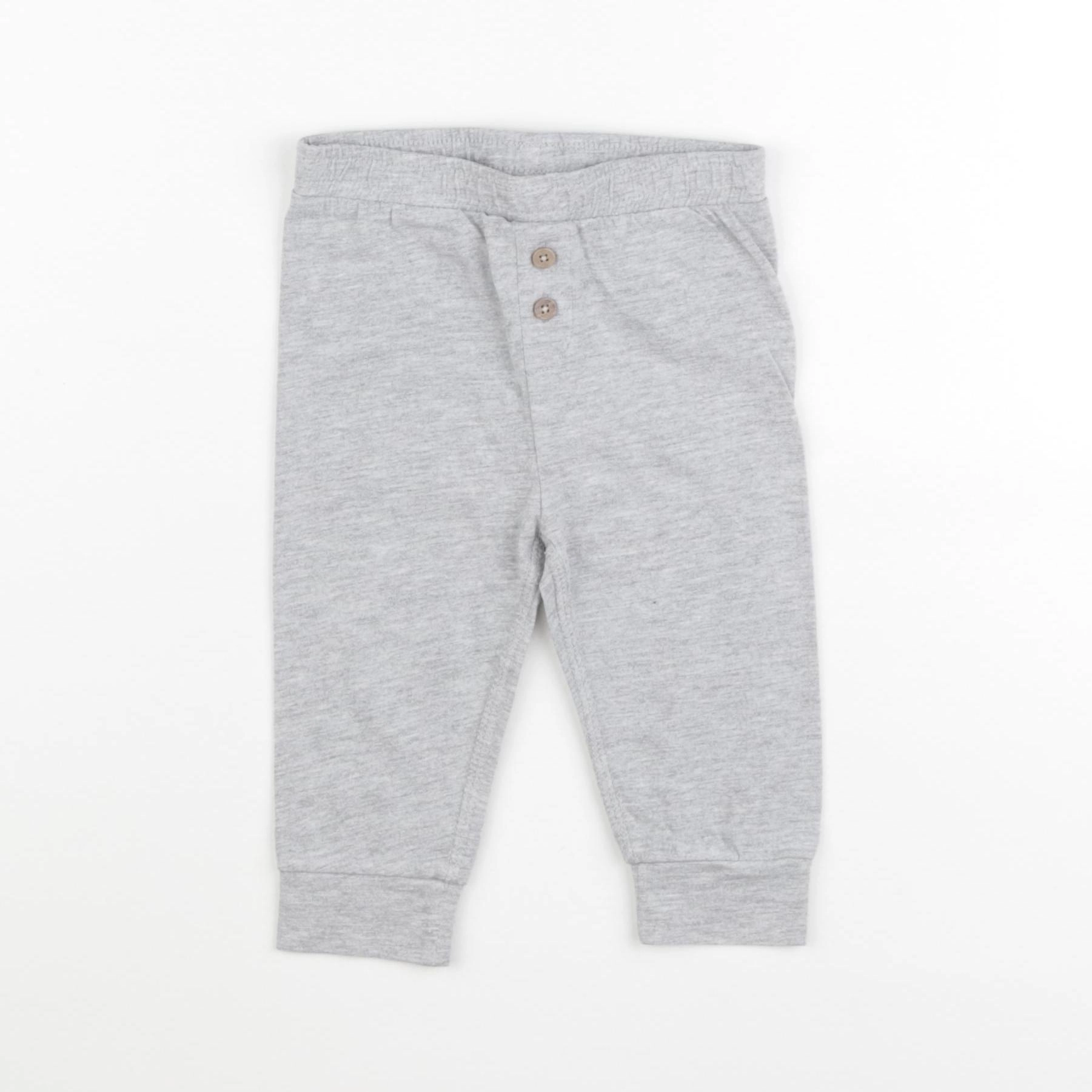 La Redoute - legging gris - 9 mois