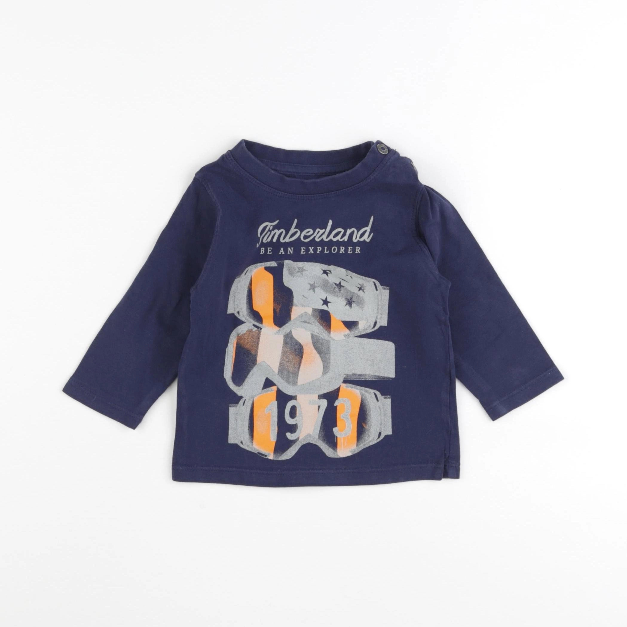 Timberland - tee-shirt bleu - 12 mois