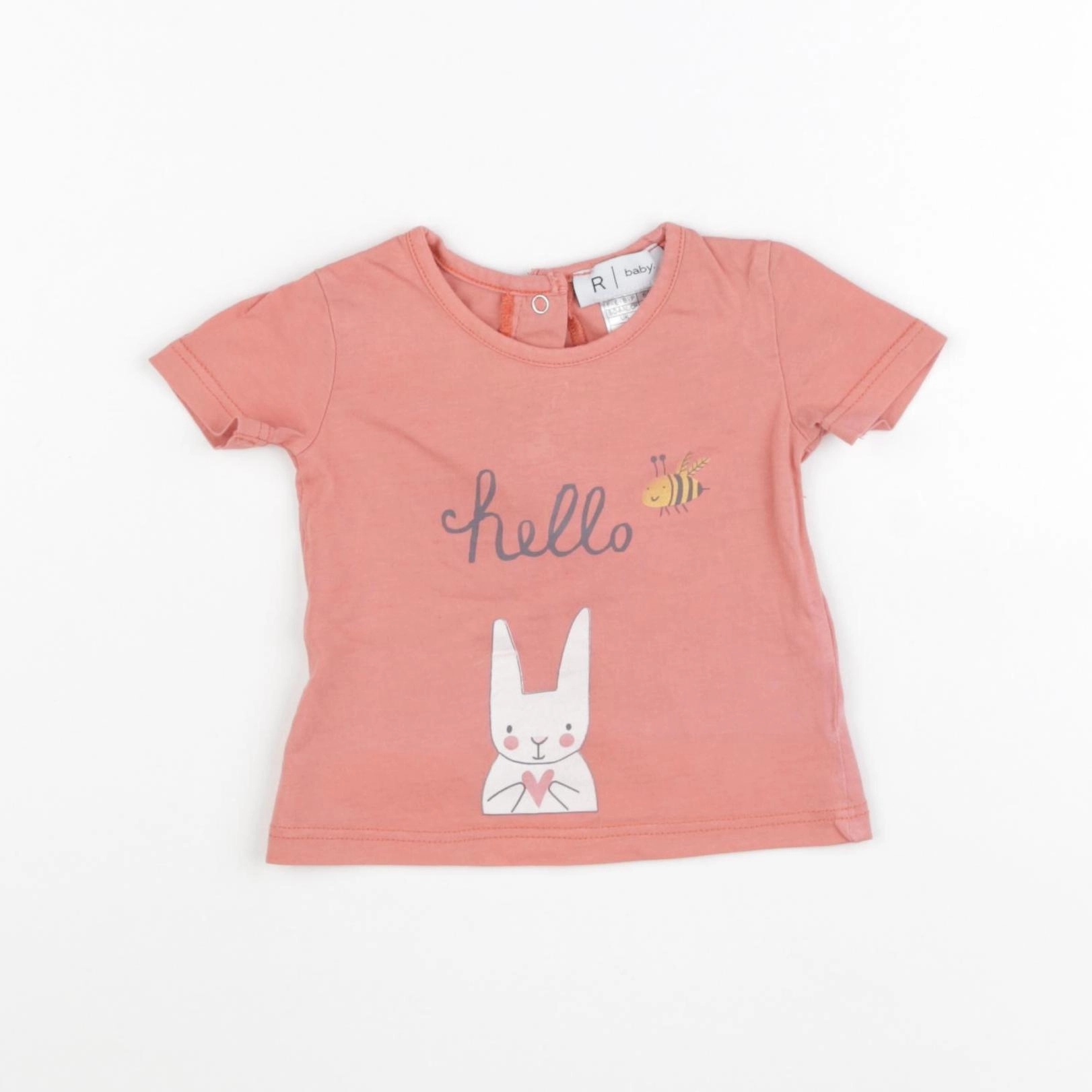 La Redoute - tee-shirt rose - 3 mois