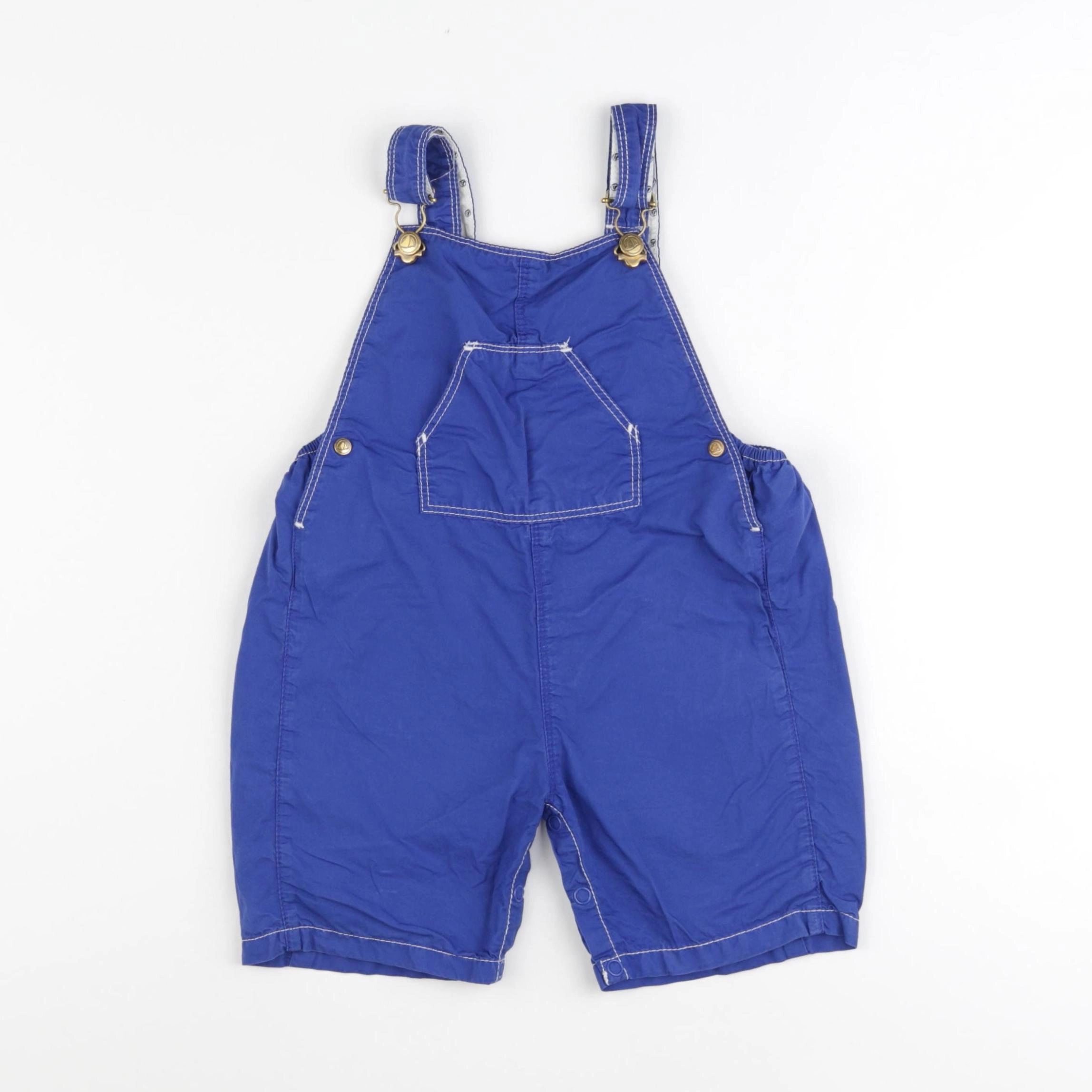 Petit Bateau - salopette bleu - 24 mois