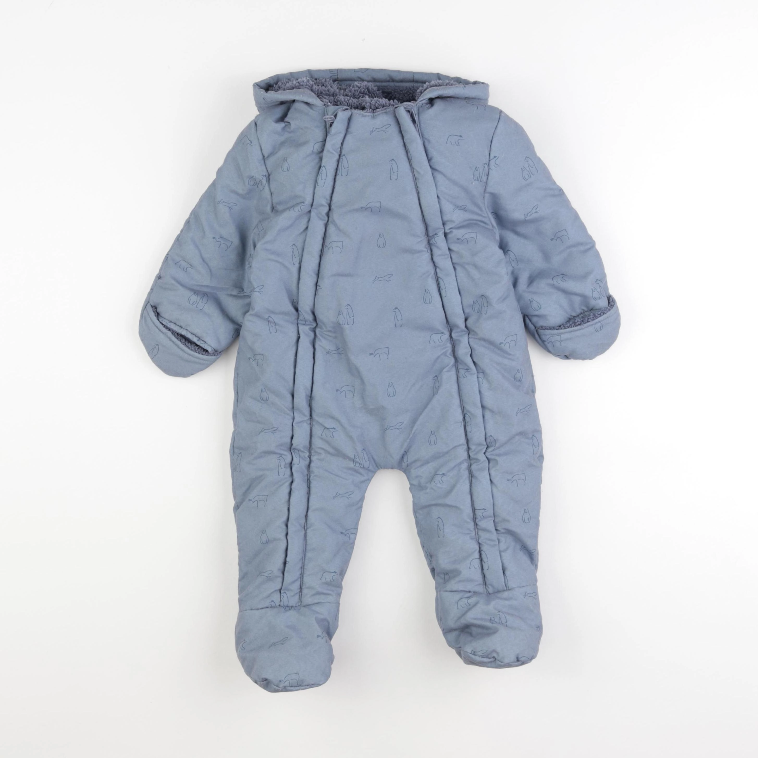 Vertbaudet - combi-pilote bleu - 9 mois