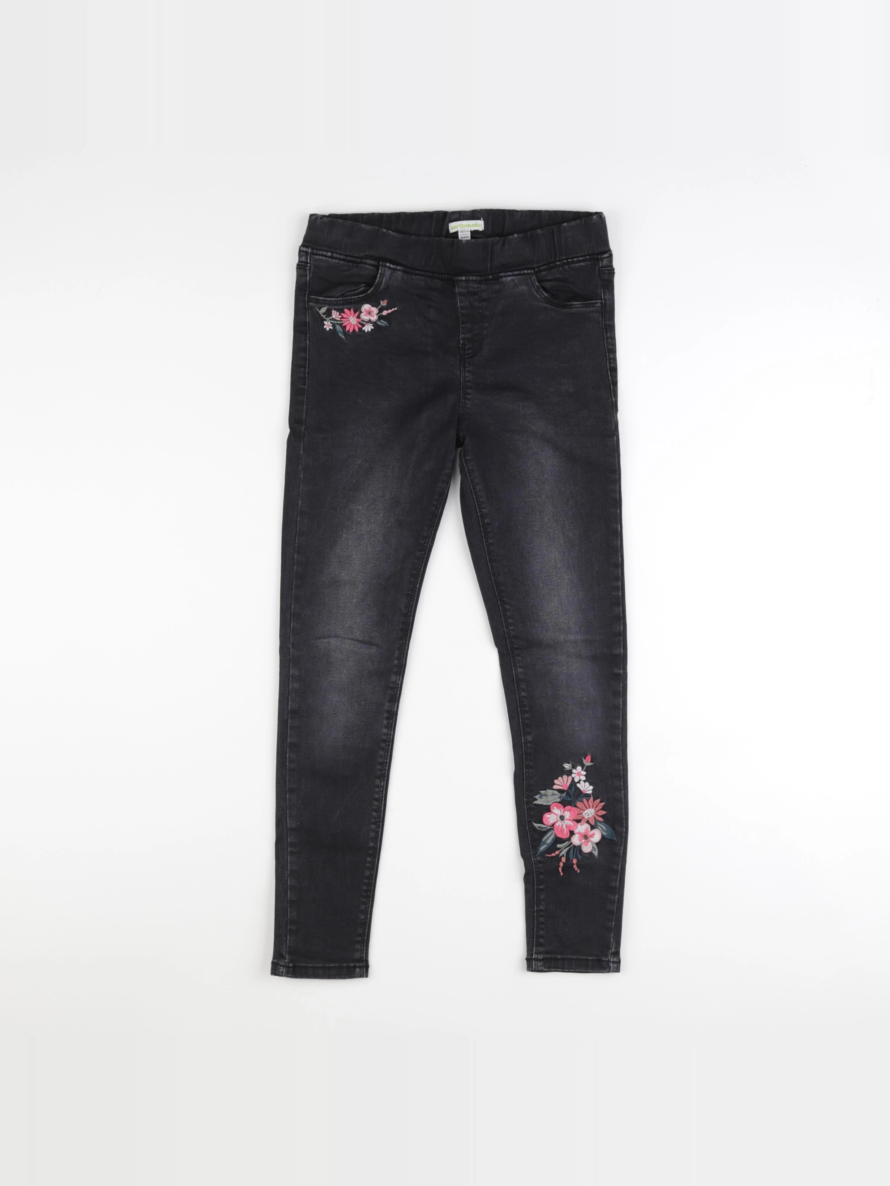 Vertbaudet - jegging noir - 10 ans