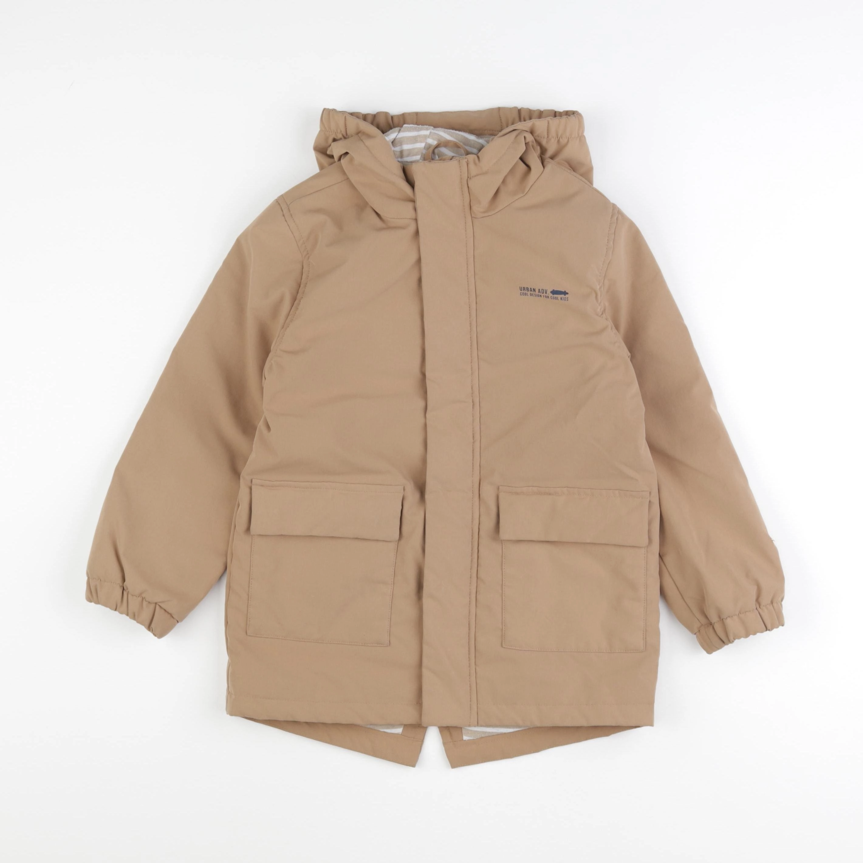 Vertbaudet - parka beige - 6 ans