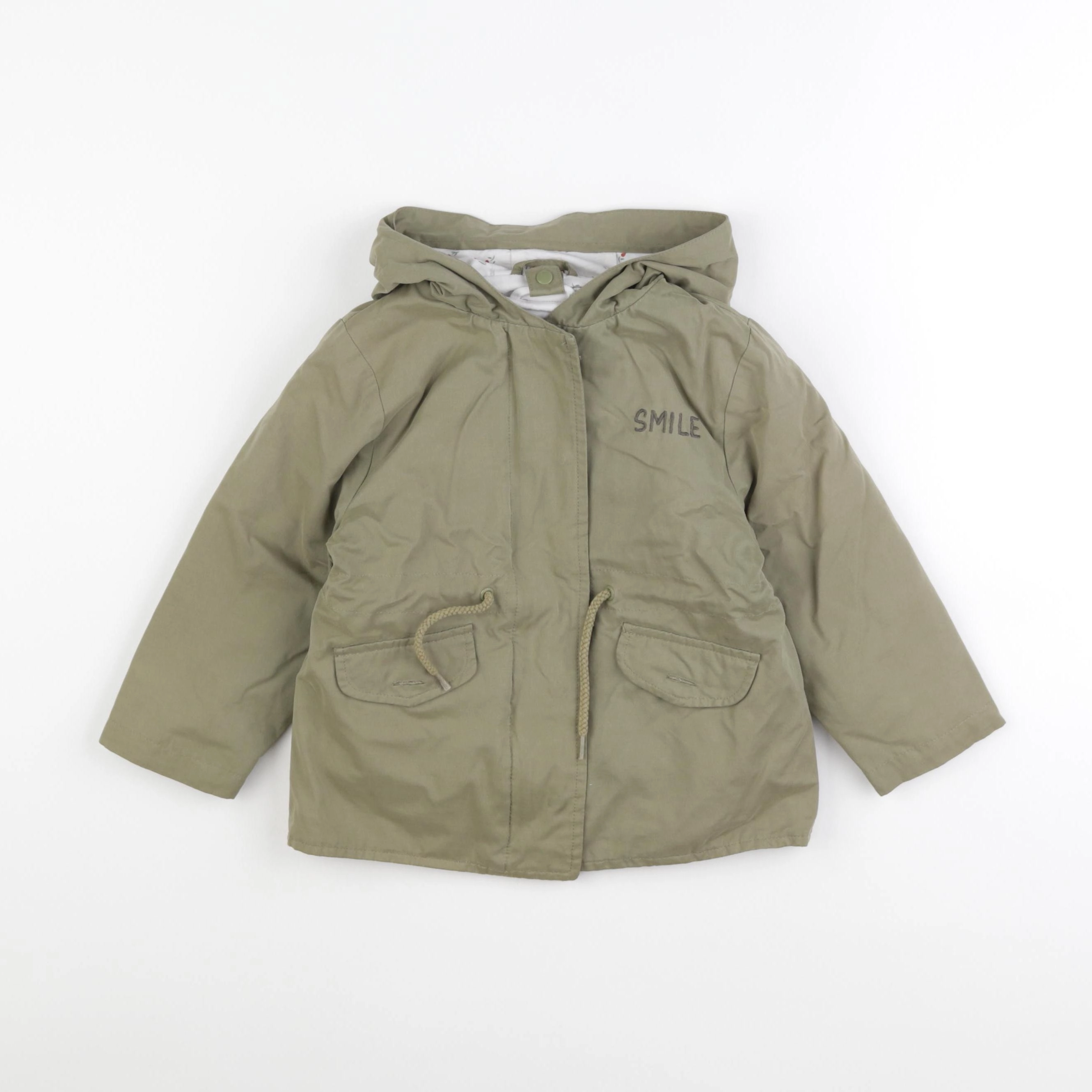 Vertbaudet - parka vert - 36 mois
