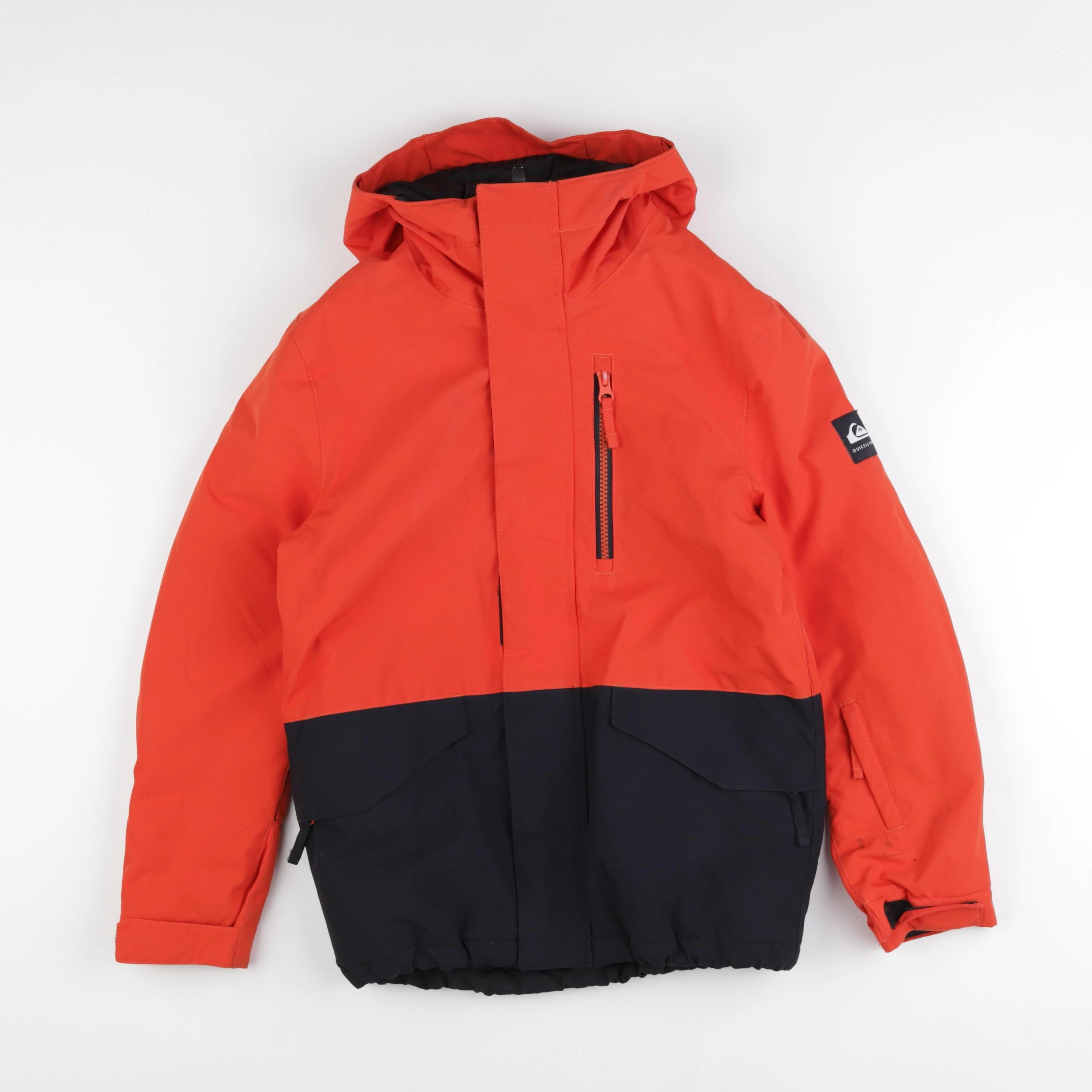 Quiksilver - manteau de ski rouge, noir - 10 ans