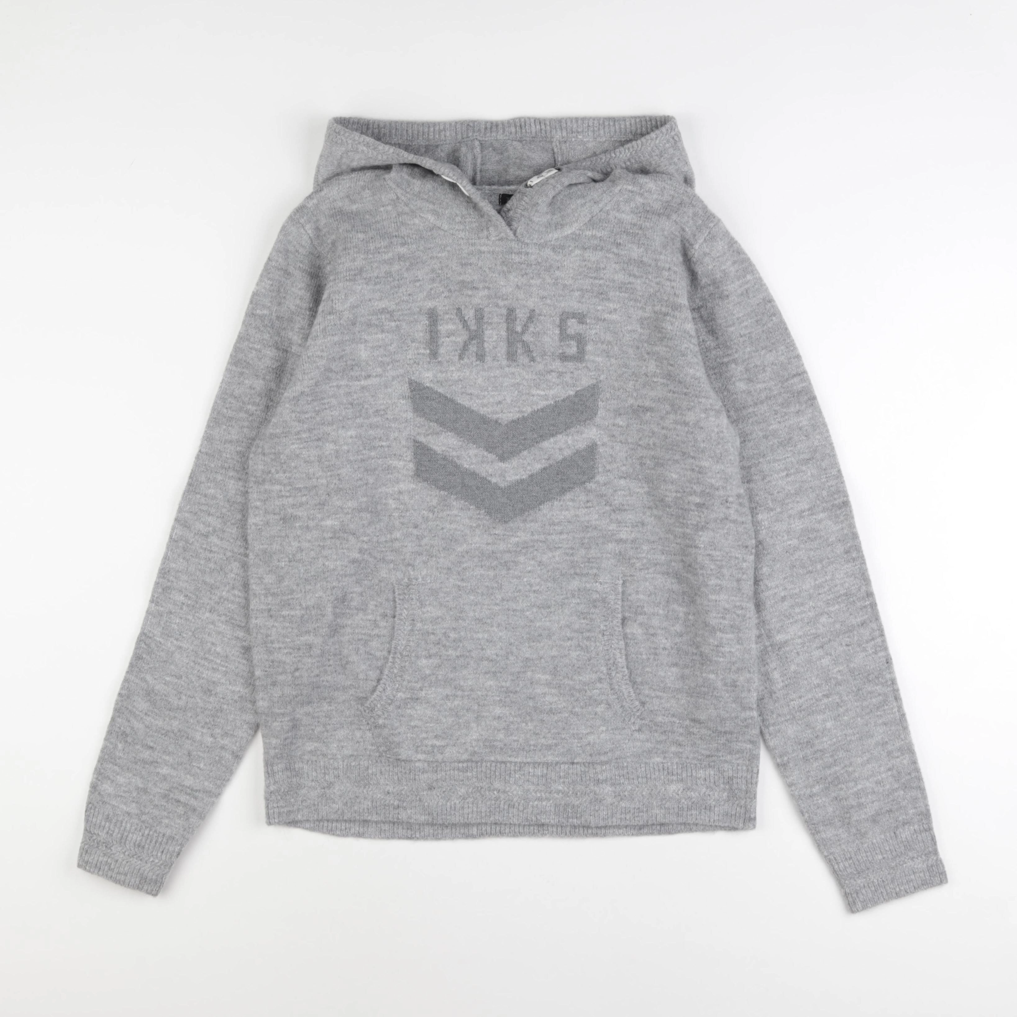 IKKS - pull gris - 14 ans
