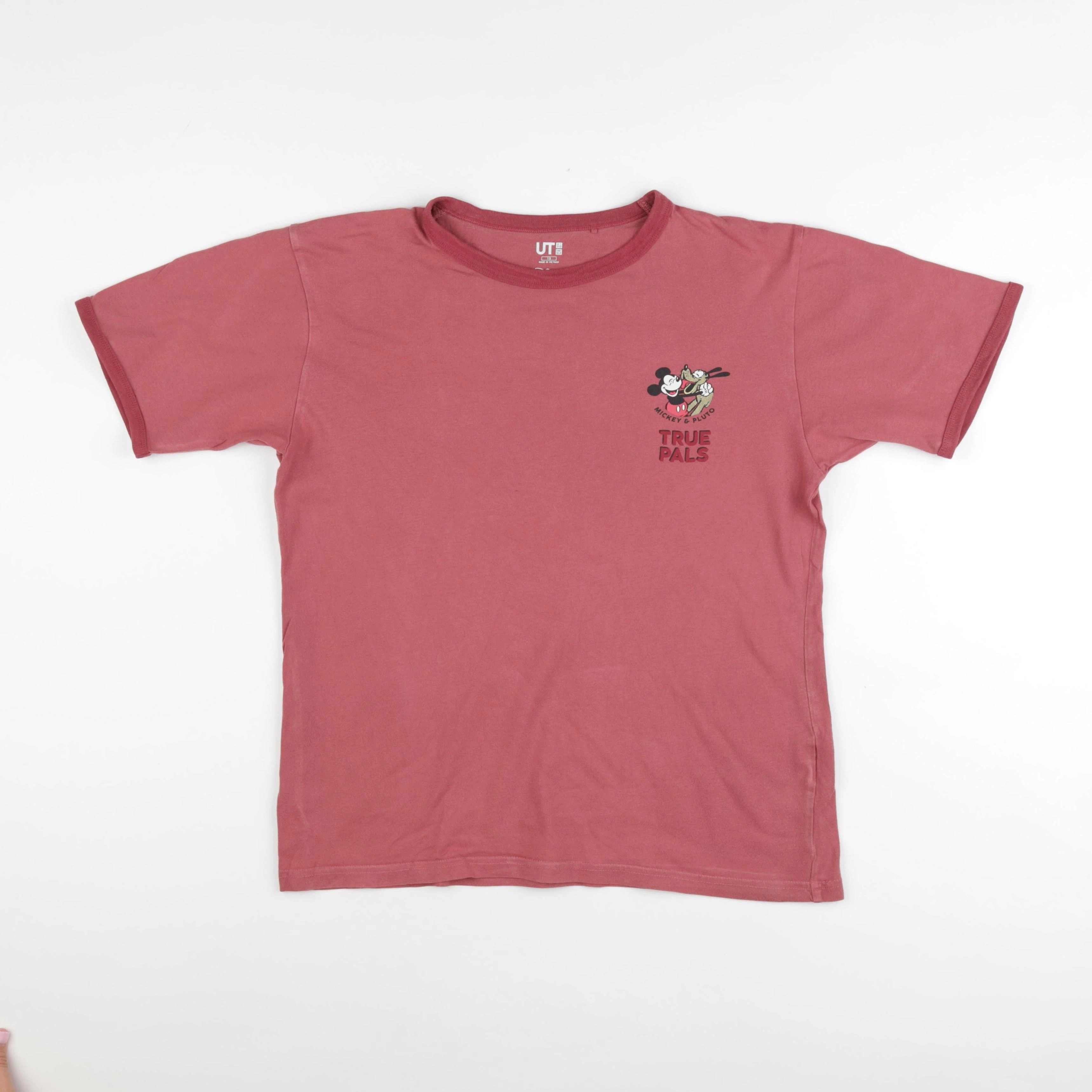 Uniqlo - tee-shirt imprimé au dos rouge - 13 ans