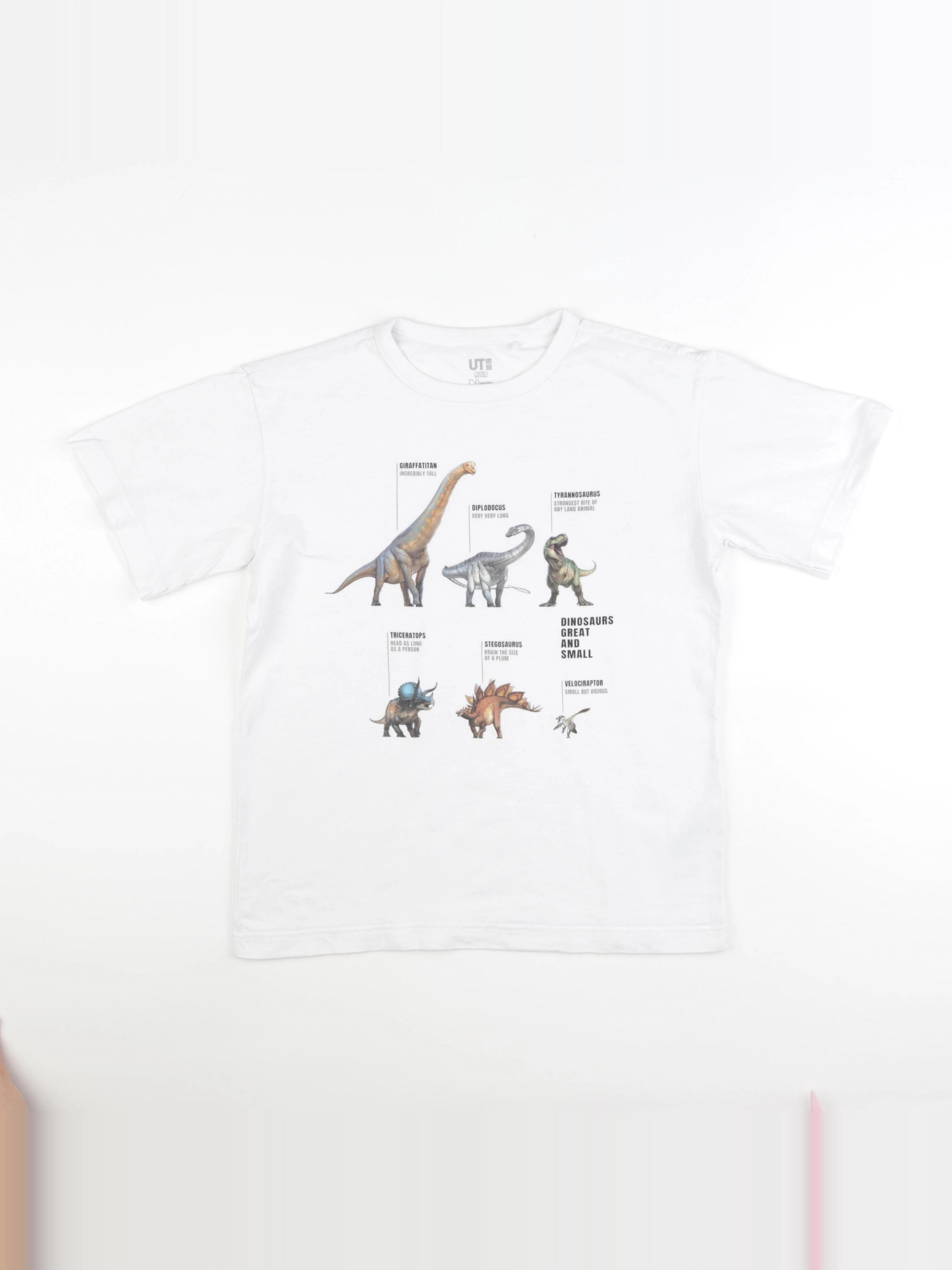 Uniqlo - tee-shirt blanc - 11/12 ans