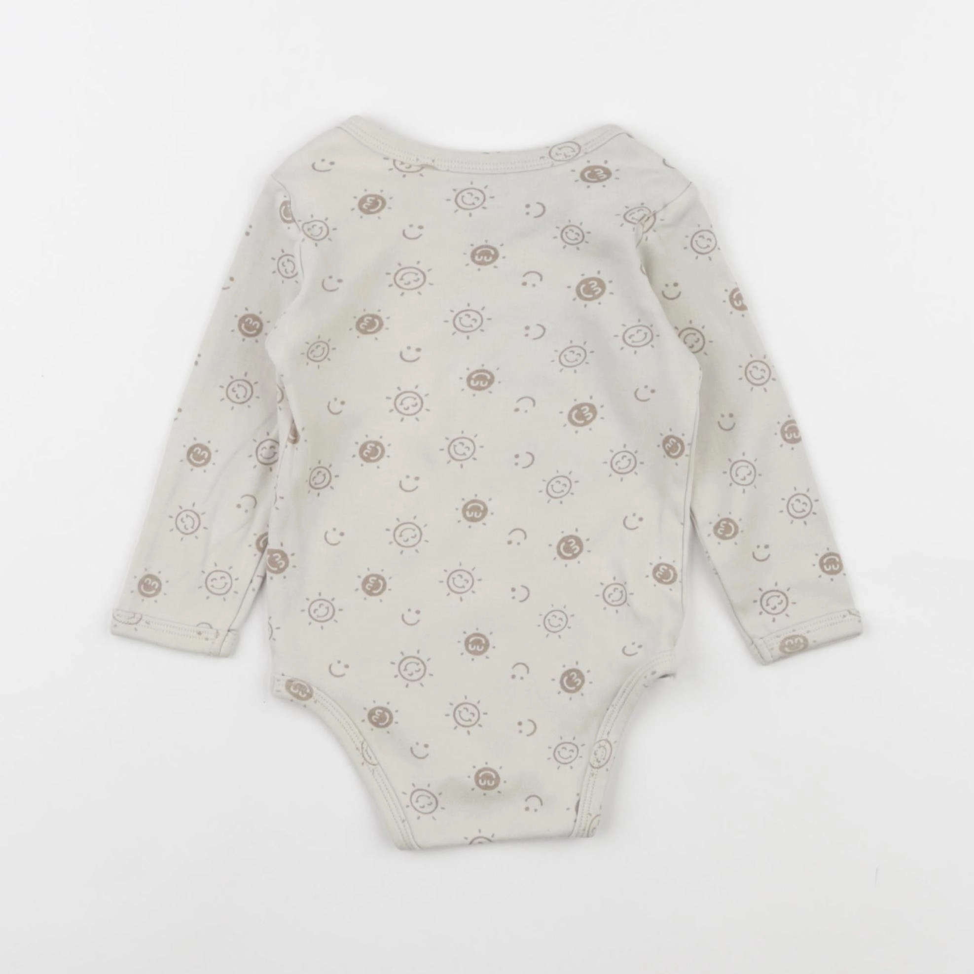 Vertbaudet - body beige - 12 mois