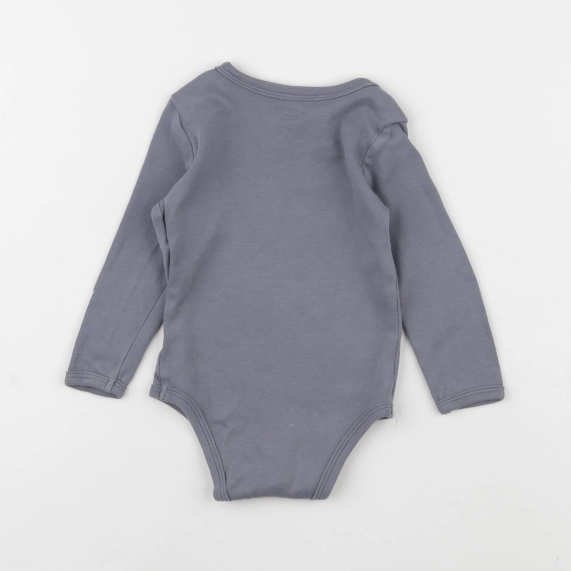 Vertbaudet - body bleu - 12 mois