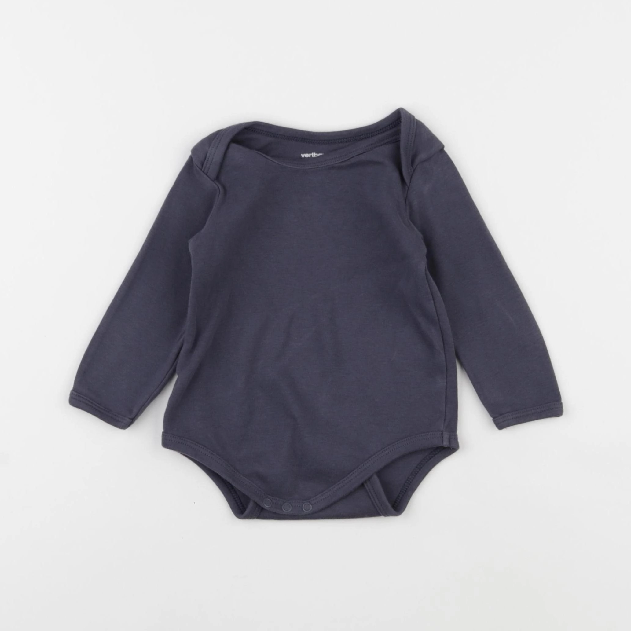 Vertbaudet - body bleu - 12 mois