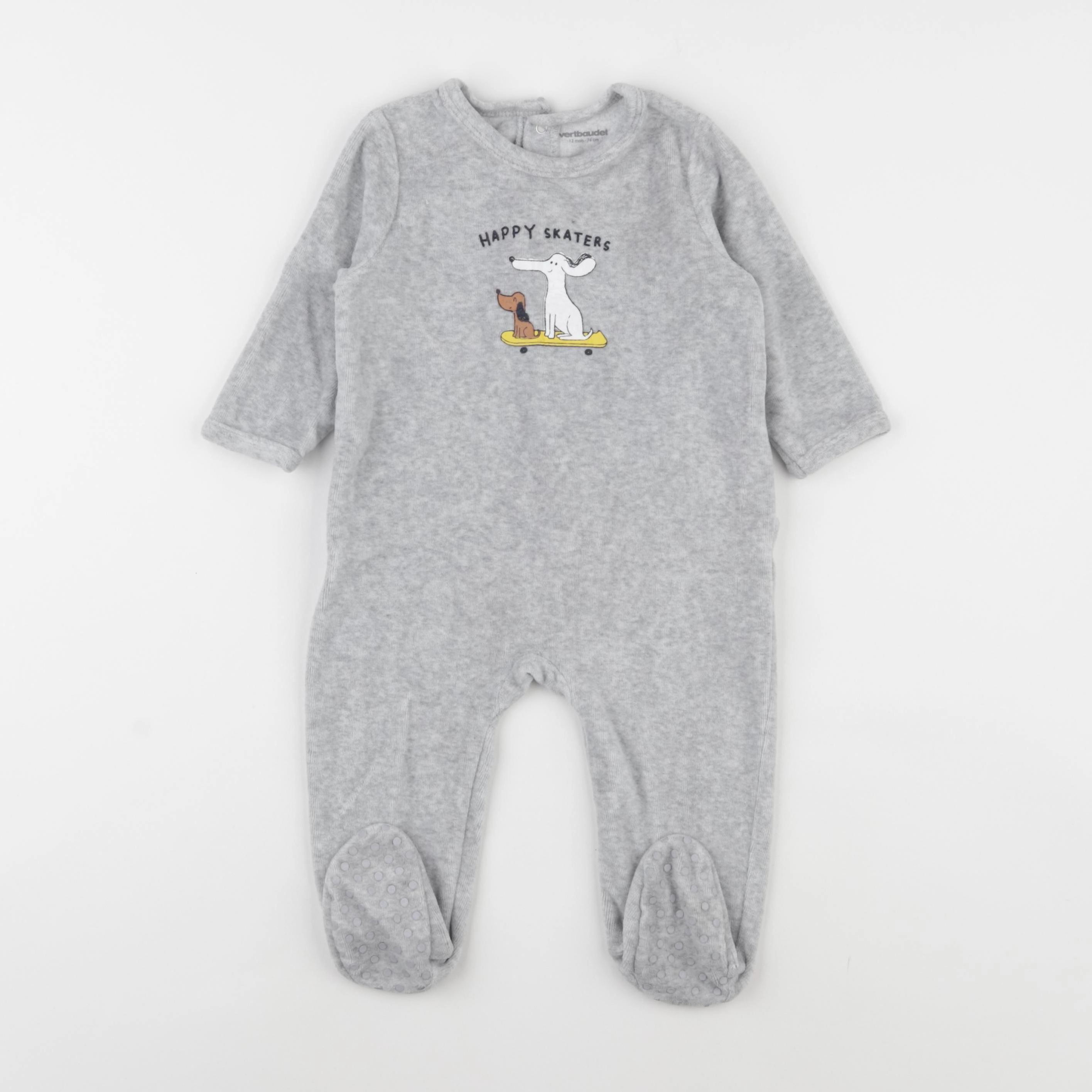 Vertbaudet - pyjama gris - 12 mois