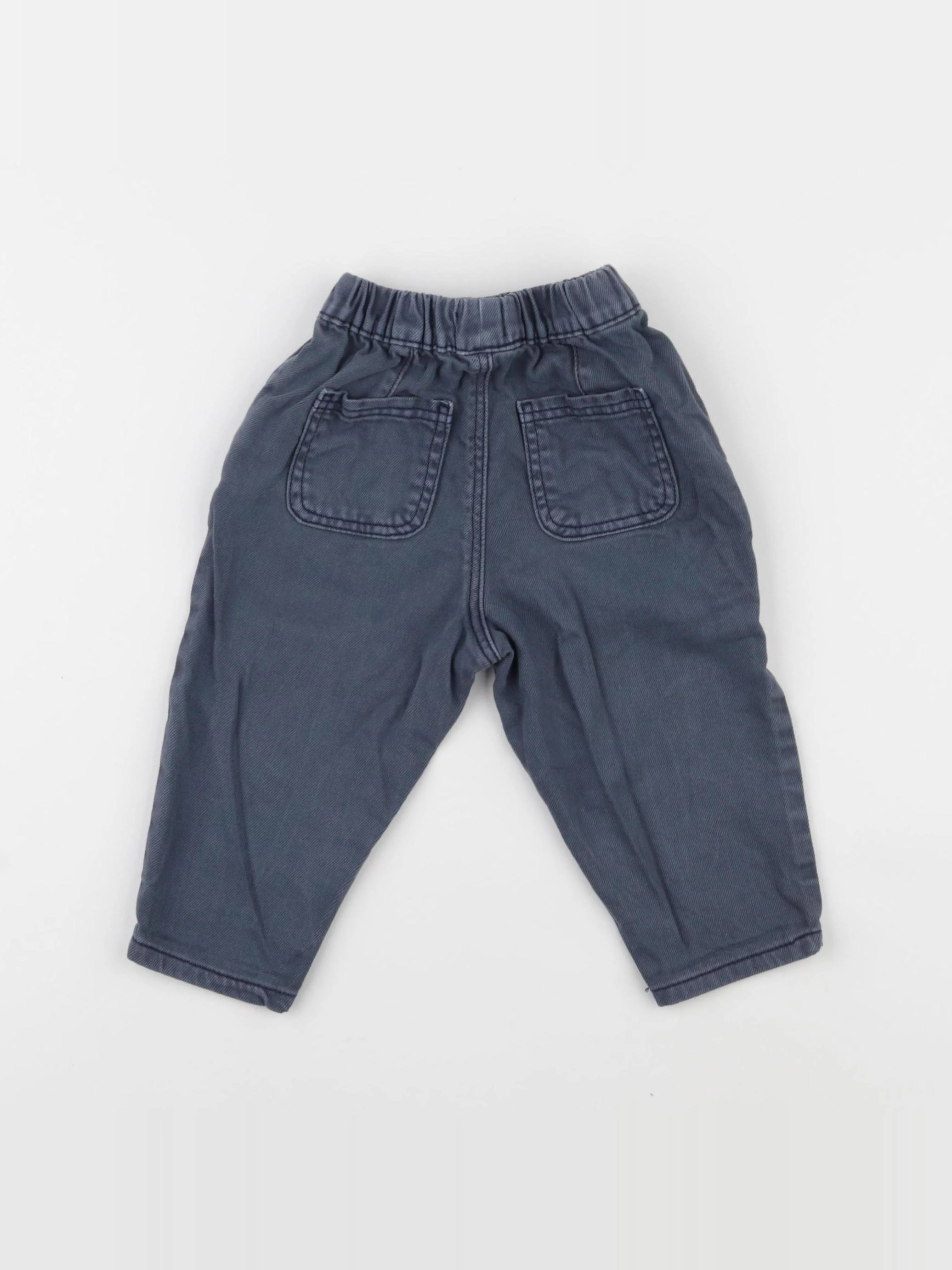 Vertbaudet - pantalon bleu - 9 mois