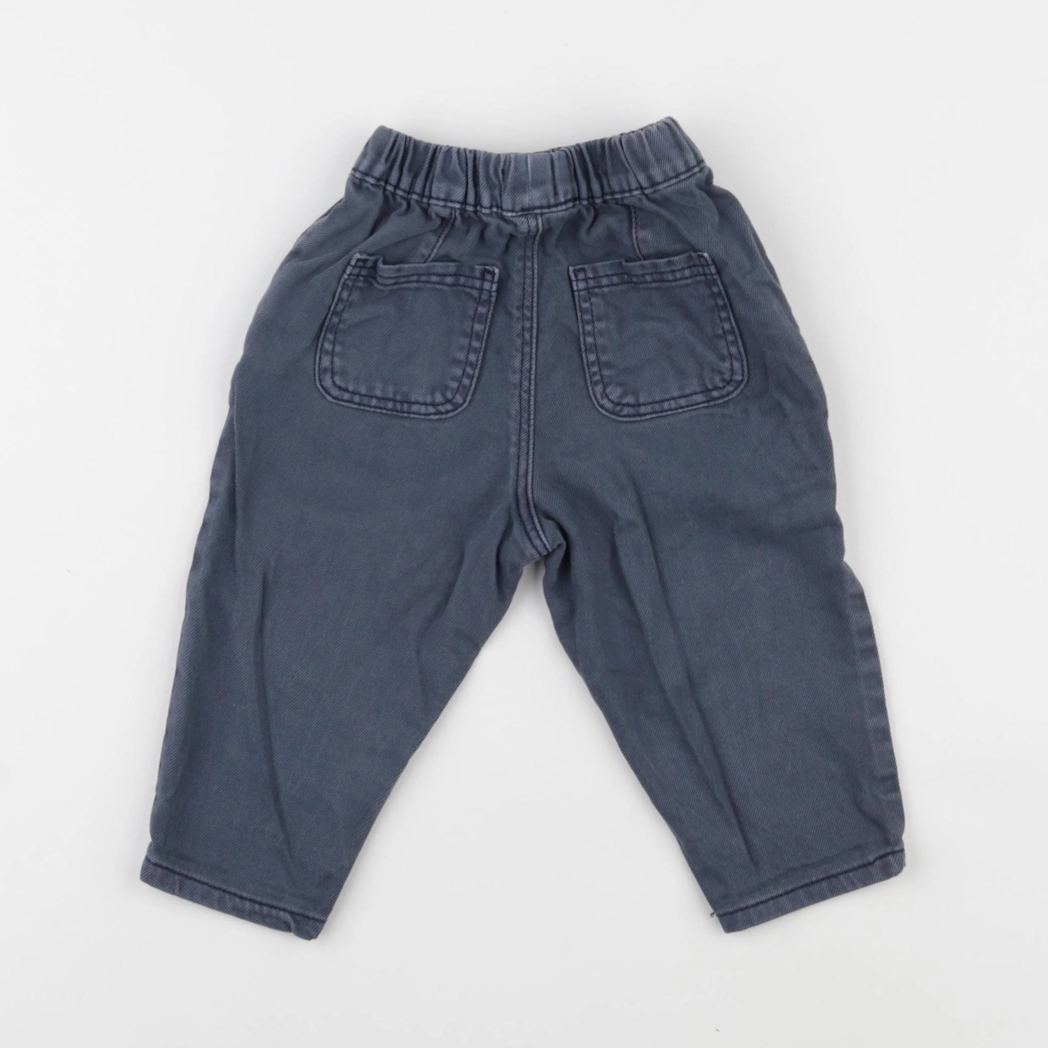 Vertbaudet - pantalon bleu - 9 mois