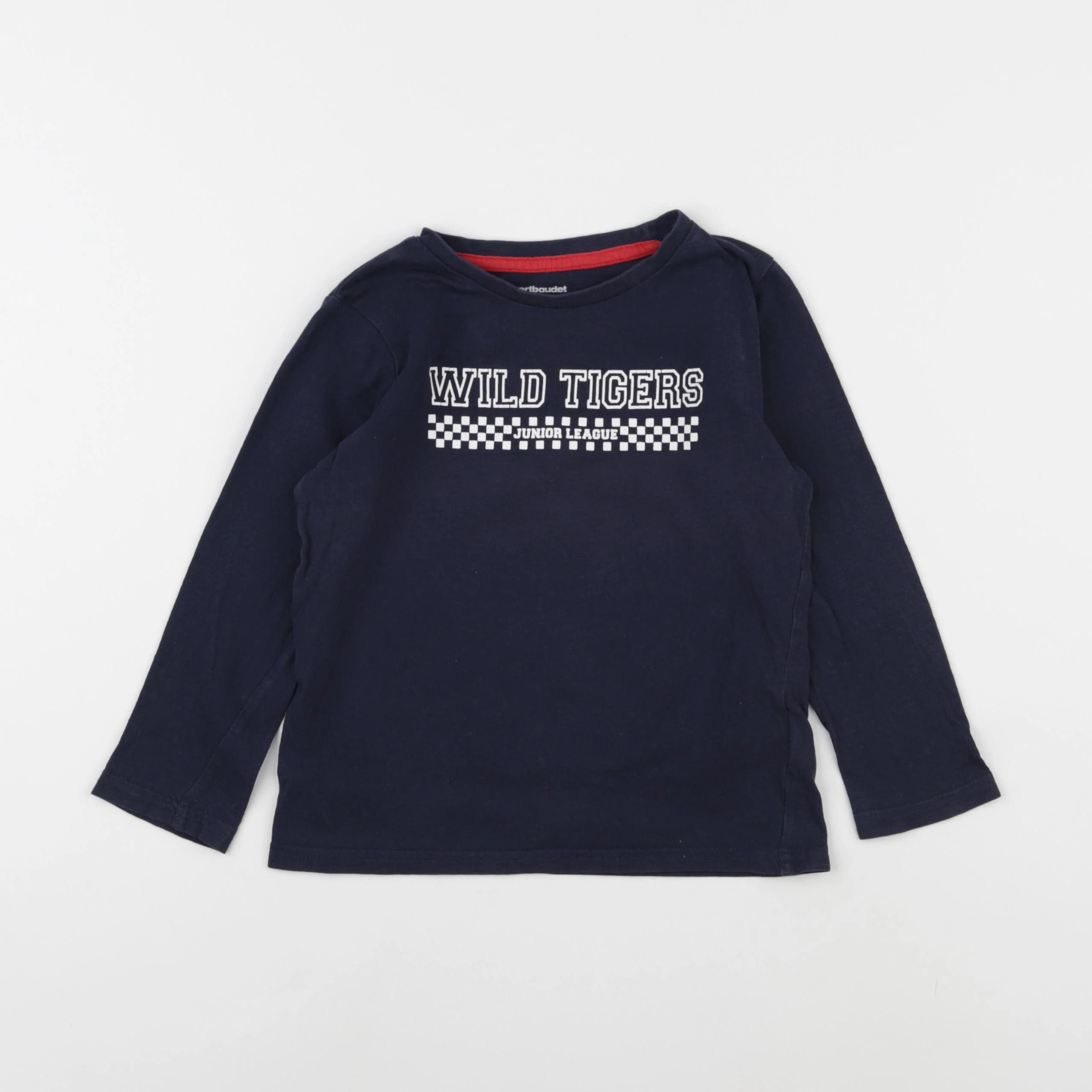 Vertbaudet - tee-shirt bleu - 4 ans