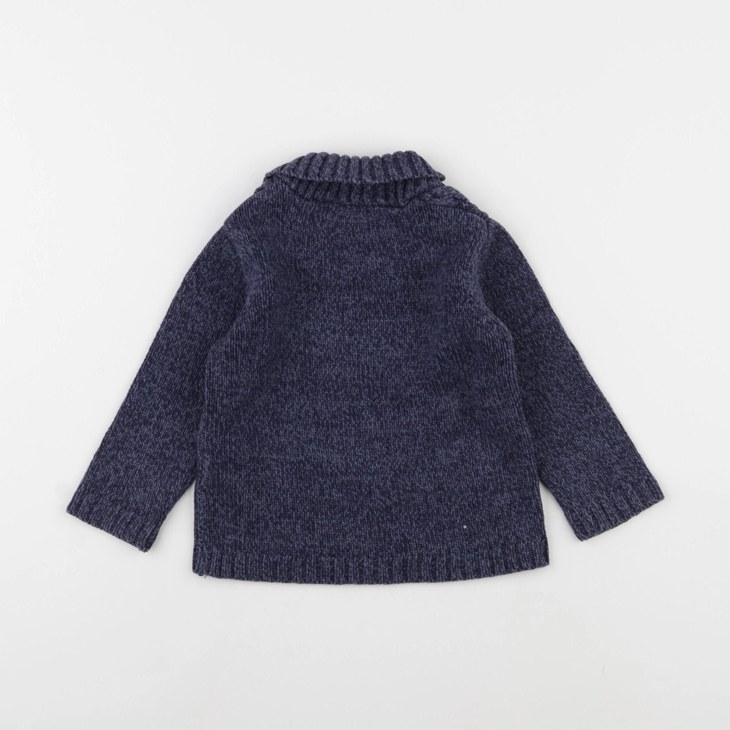 Vertbaudet - pull bleu - 24 mois