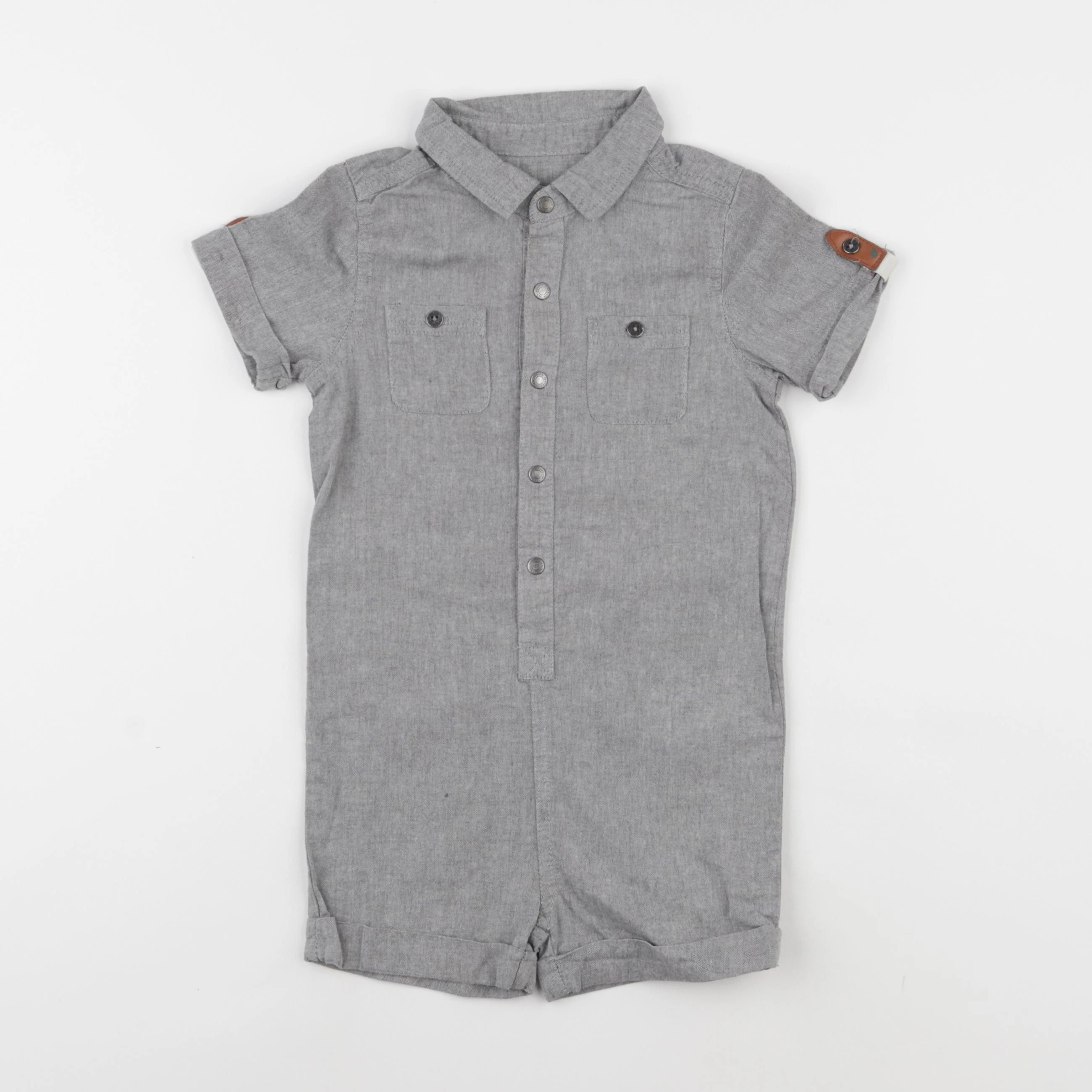 Vertbaudet - combinaison gris - 3 ans