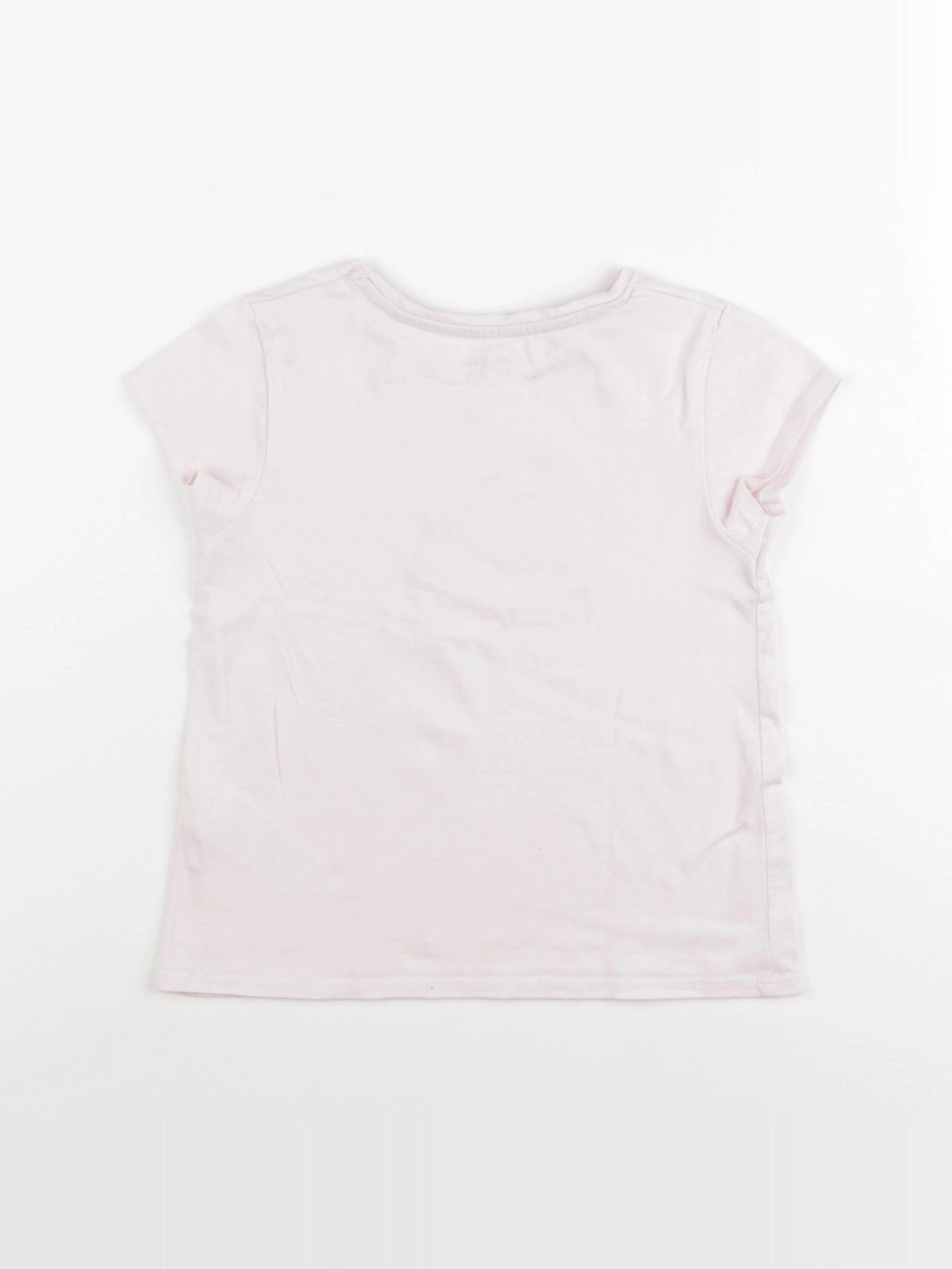 Vertbaudet - tee-shirt rose - 6 ans