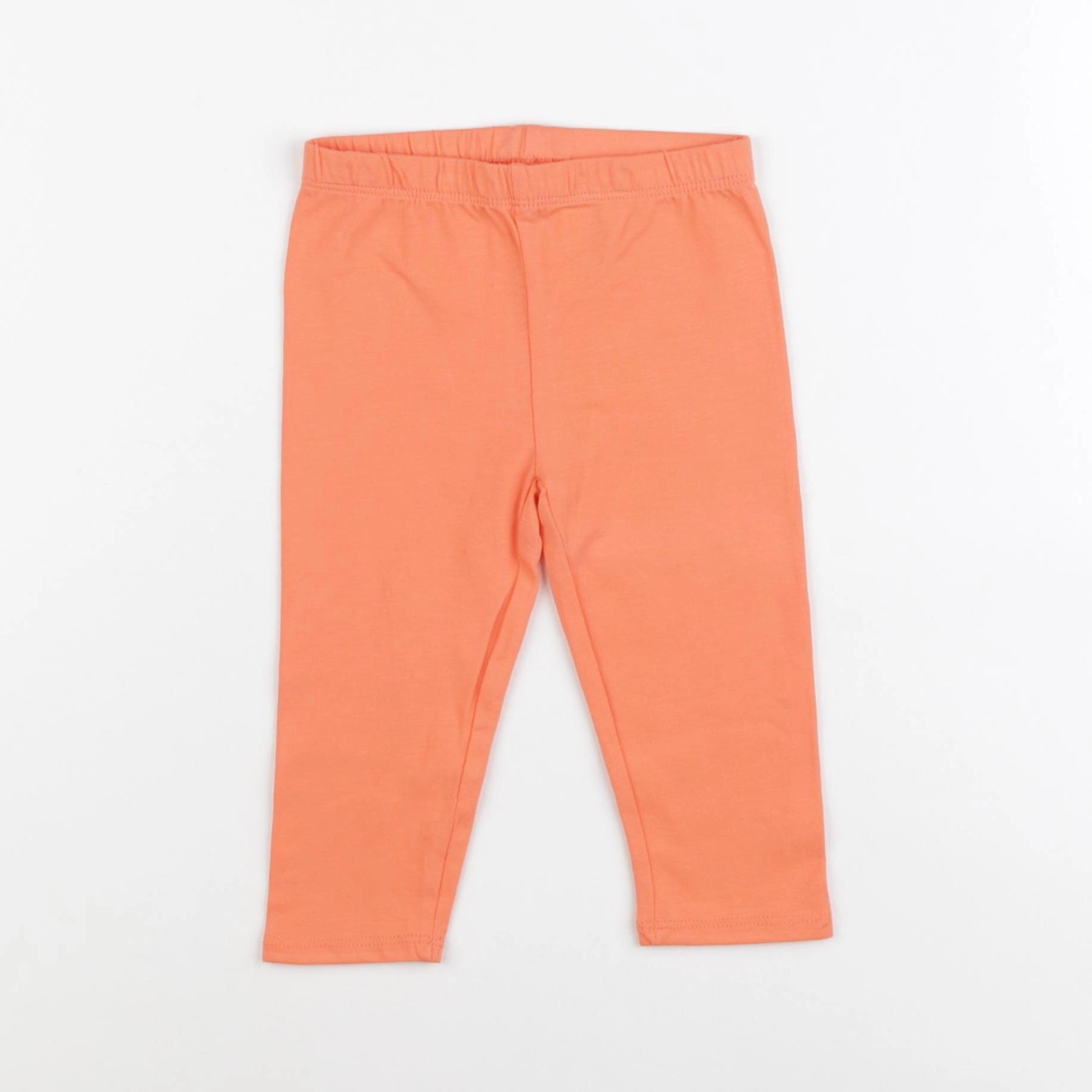 Vertbaudet - legging orange - 12 mois