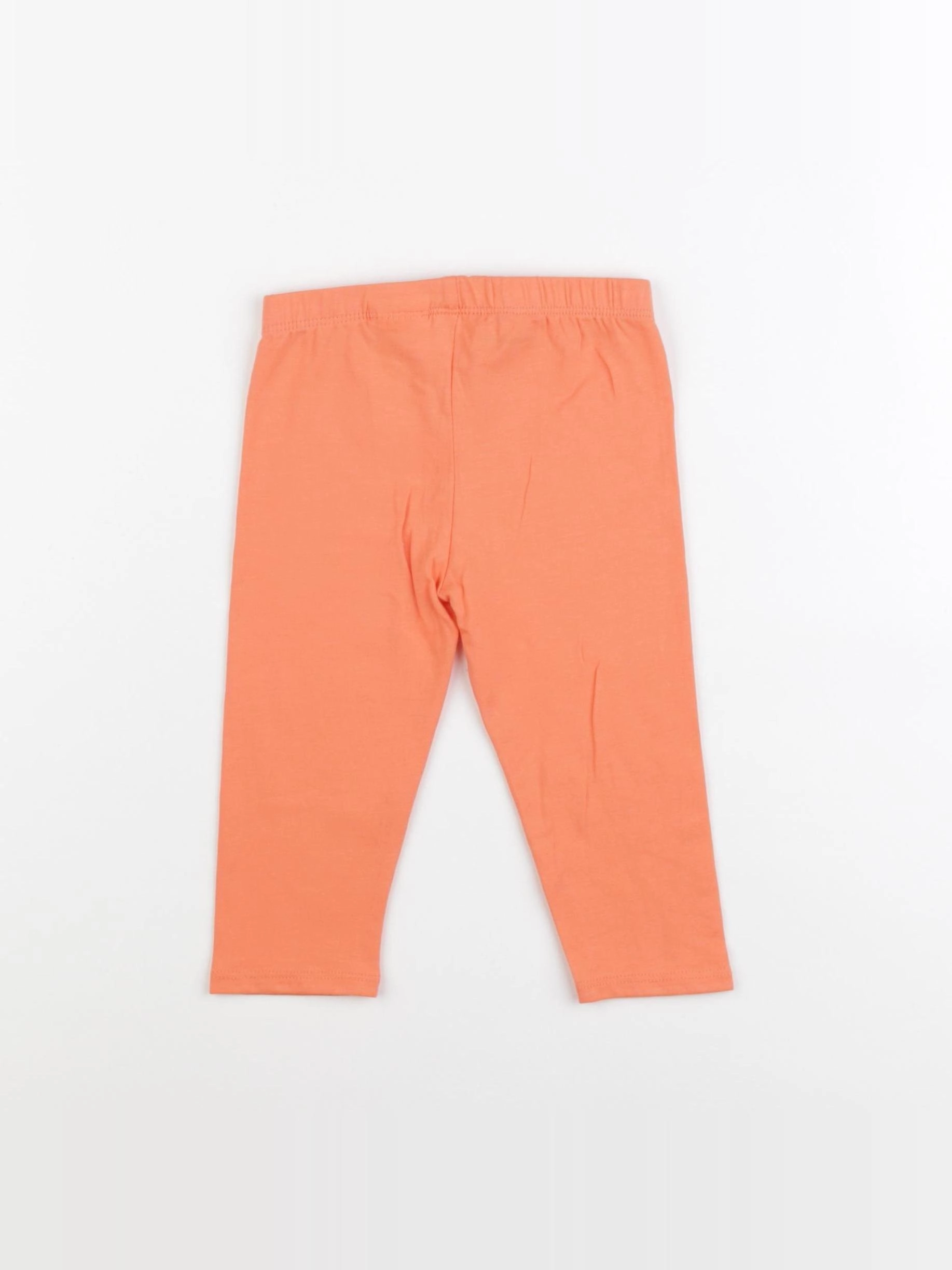 Vertbaudet - legging orange - 12 mois