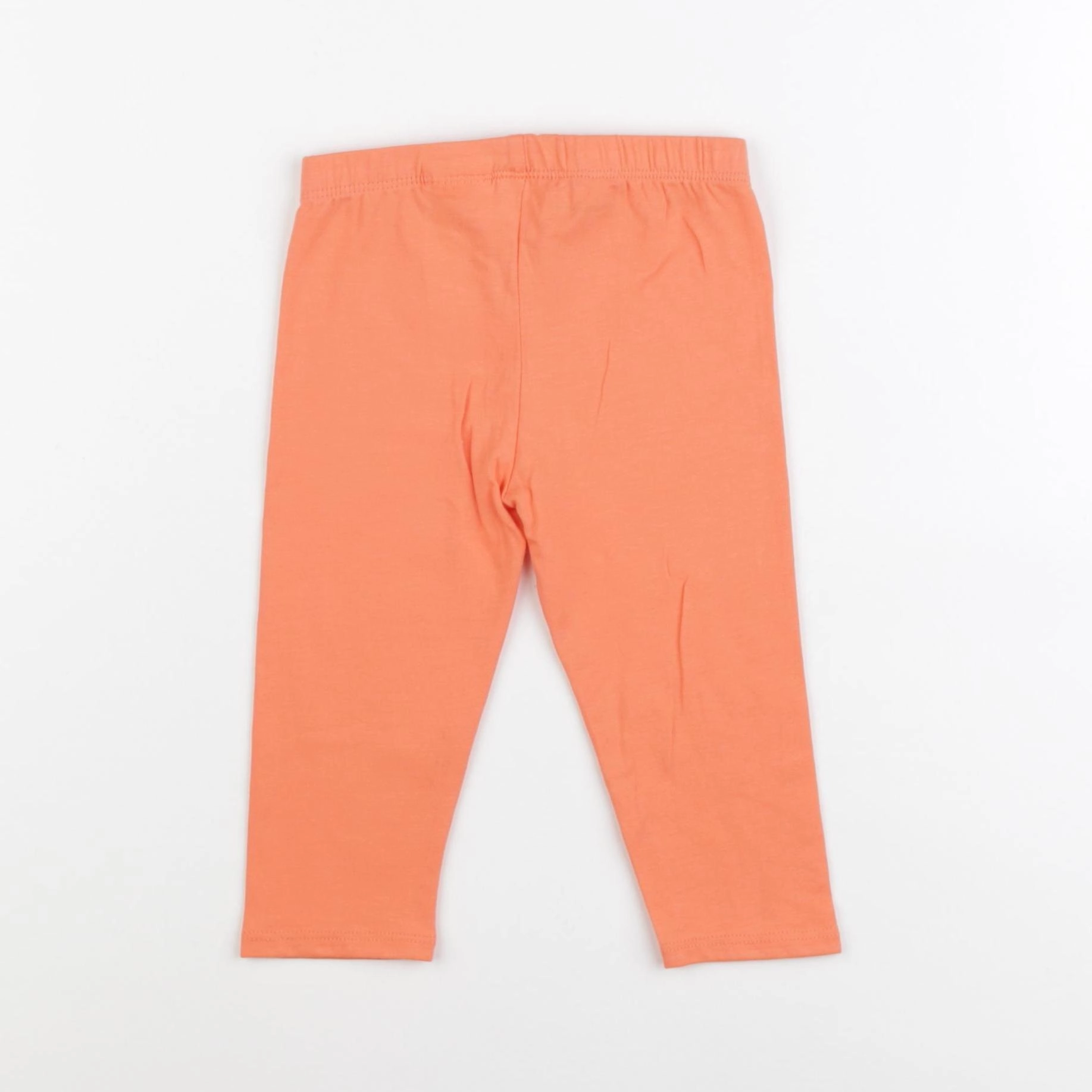 Vertbaudet - legging orange - 12 mois