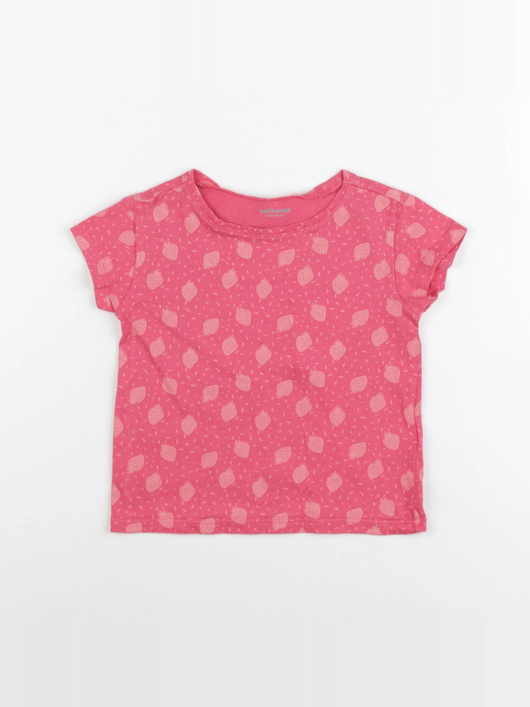 Vertbaudet - tee-shirt rose - 3 ans