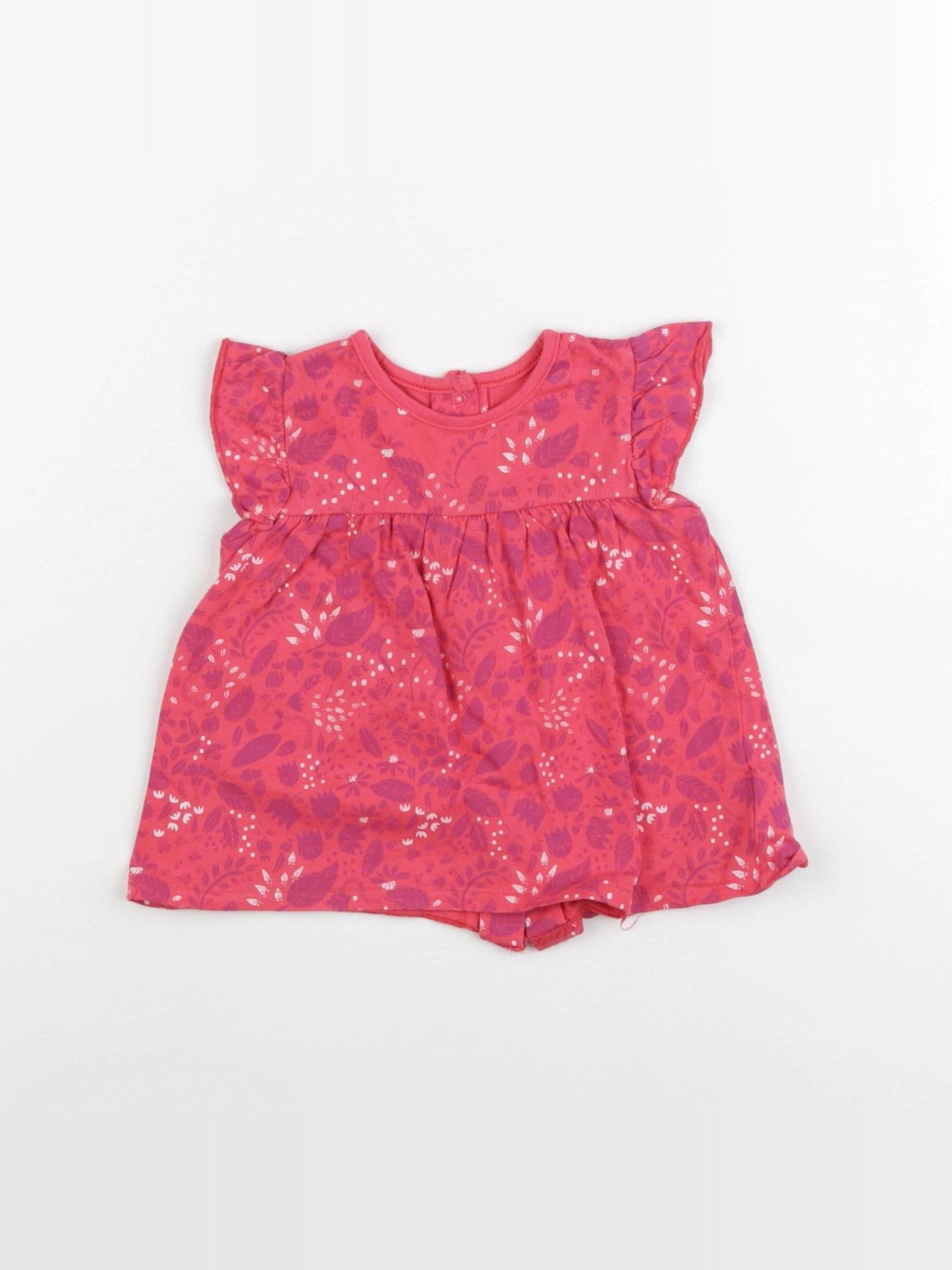 Vertbaudet - tee-shirt rose - 9 mois