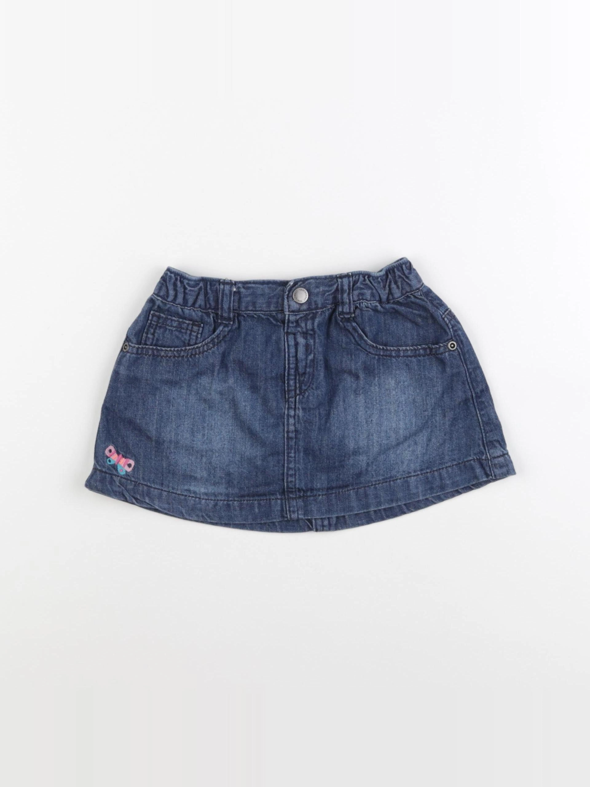 Vertbaudet - jupe bleu - 36 mois