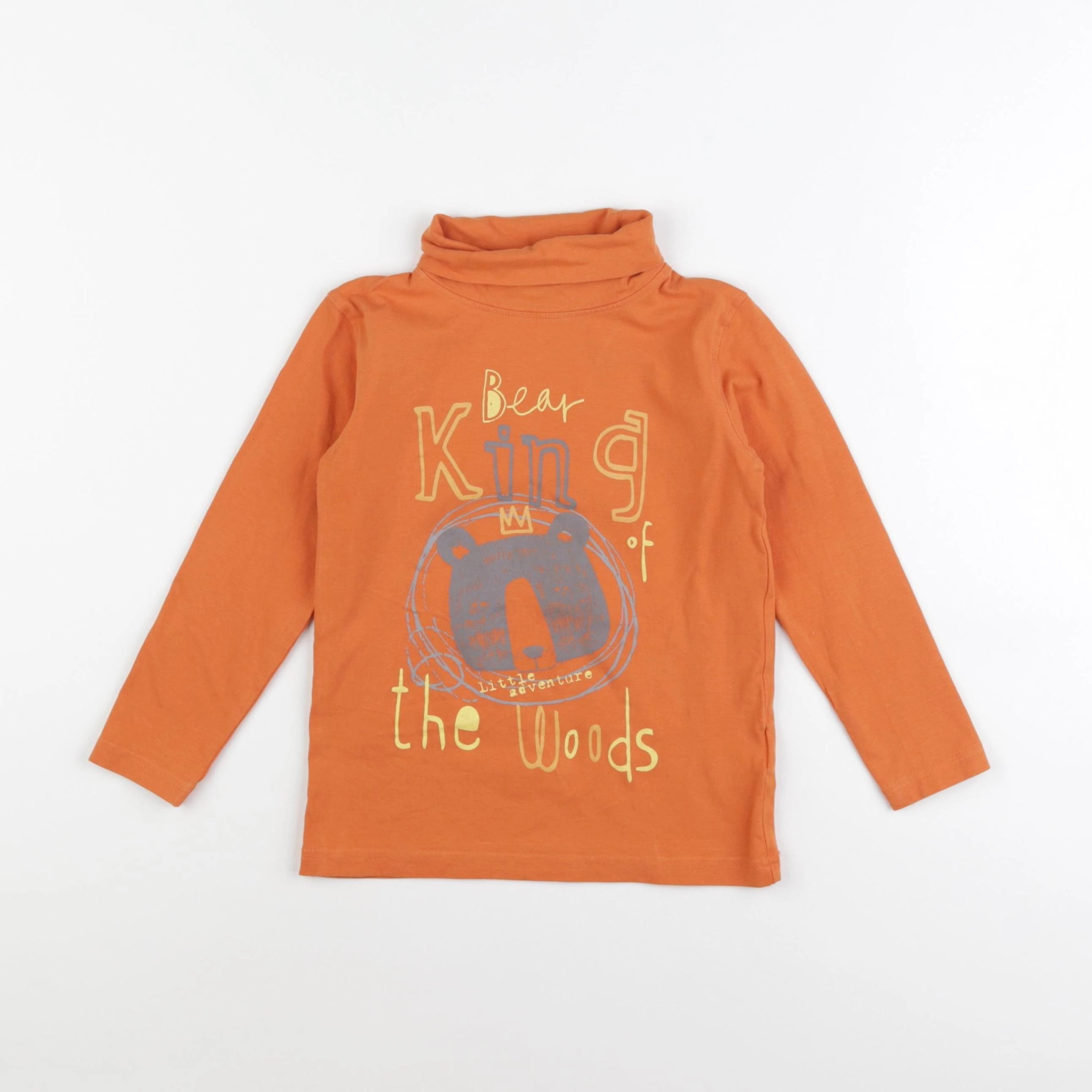 Vertbaudet - sous-pull orange - 5 ans