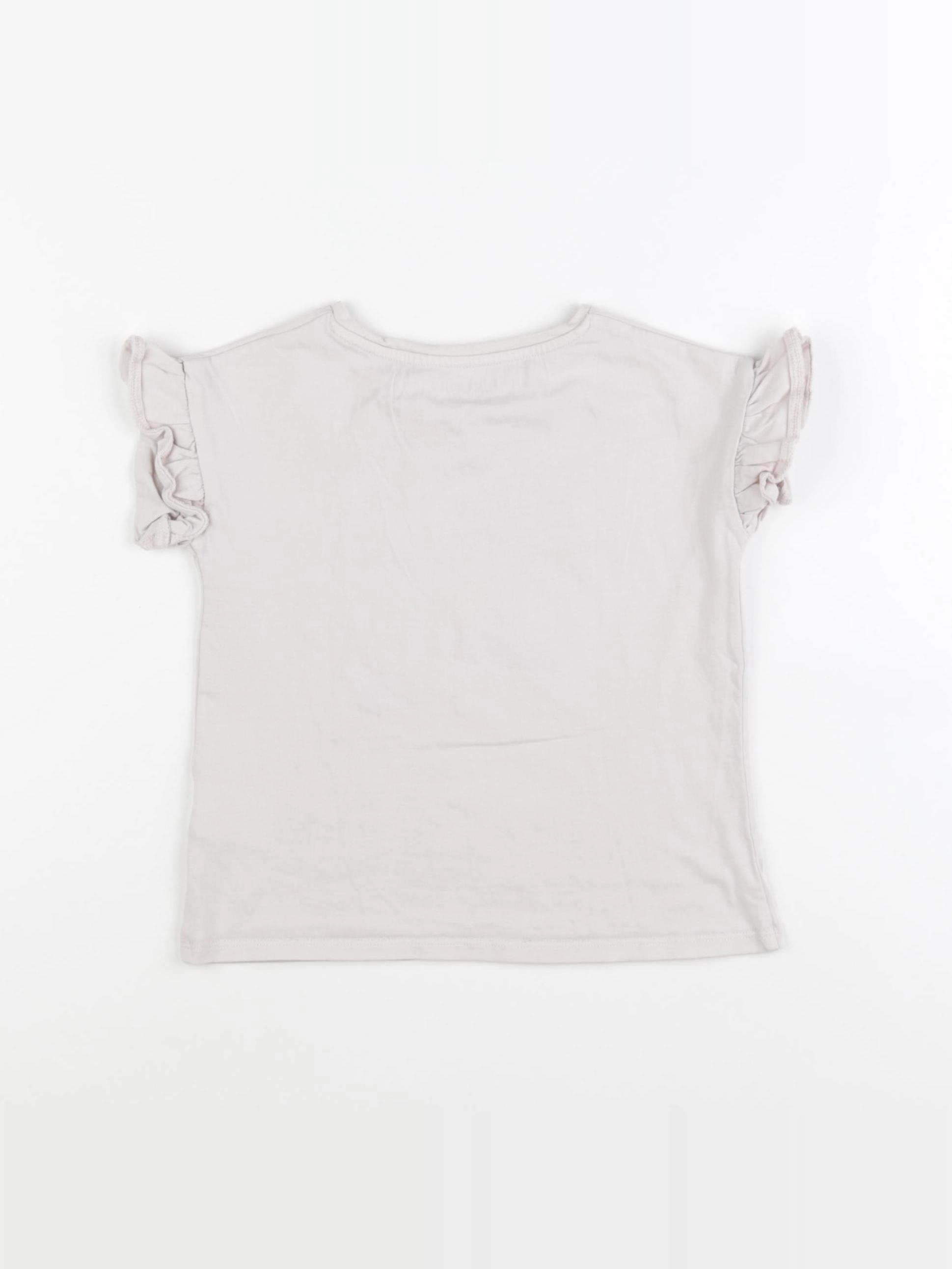 Vertbaudet - tee-shirt rose - 4 ans