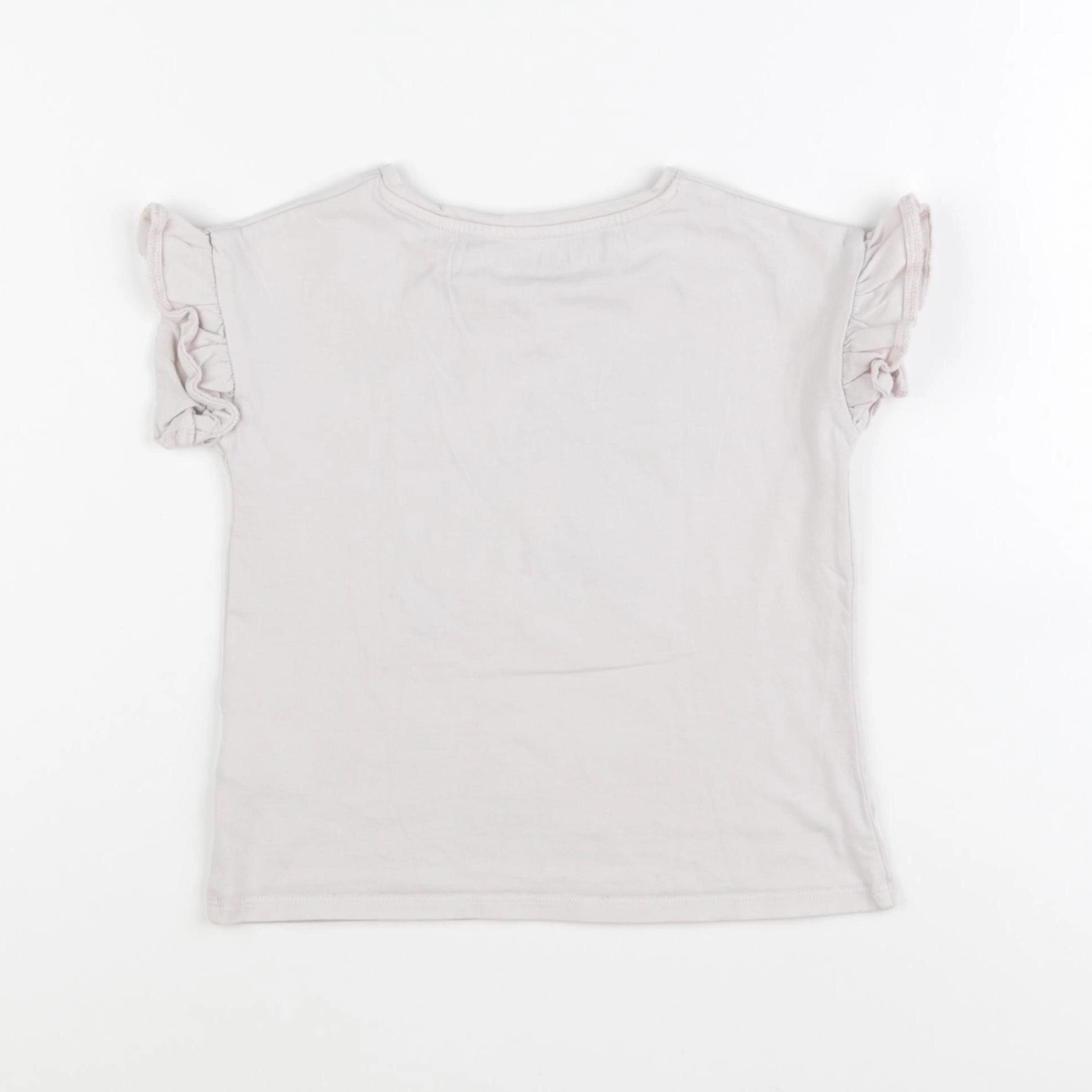 Vertbaudet - tee-shirt rose - 4 ans