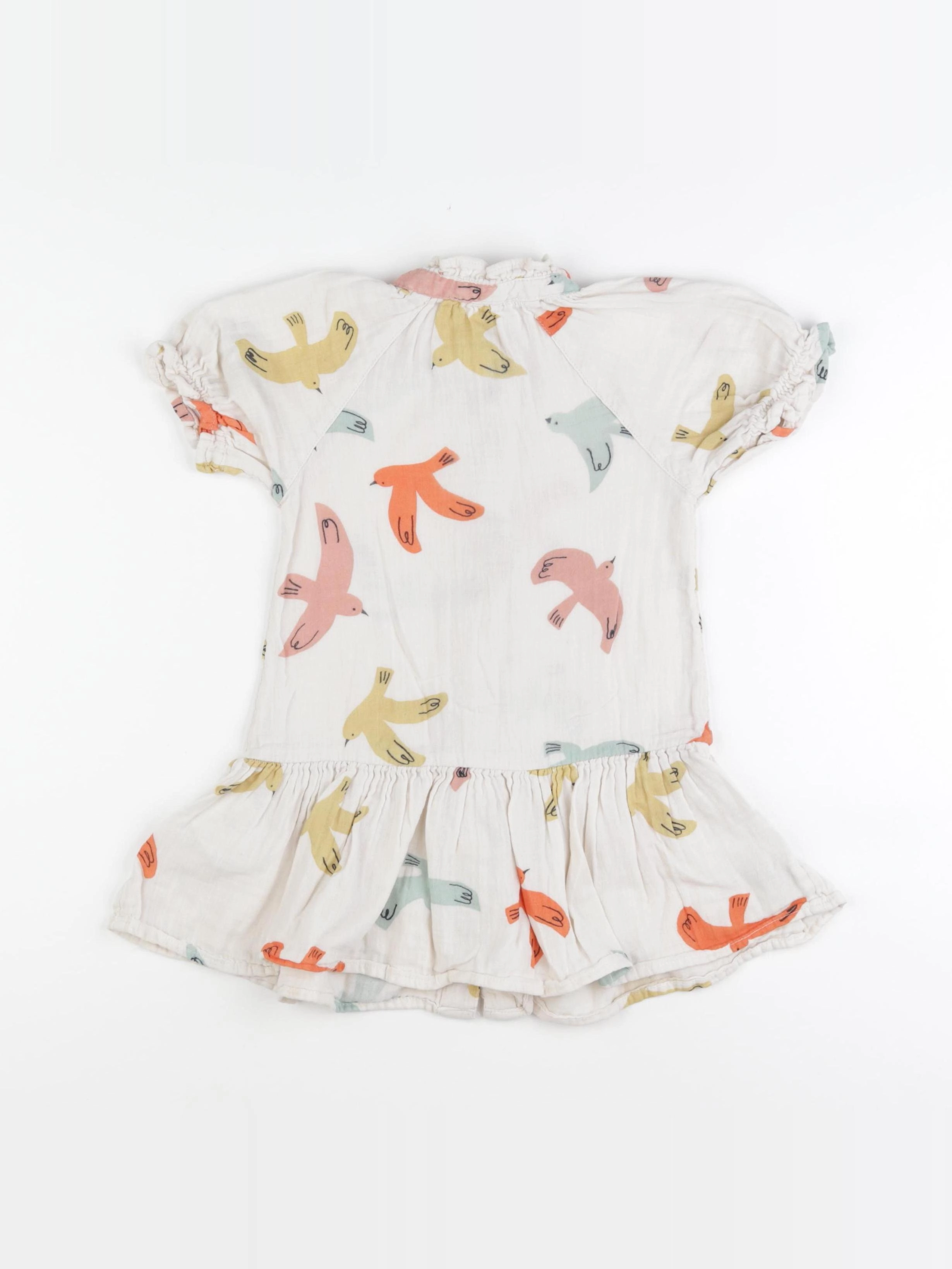 Monoprix - robe blanc, multicolore - 3 ans