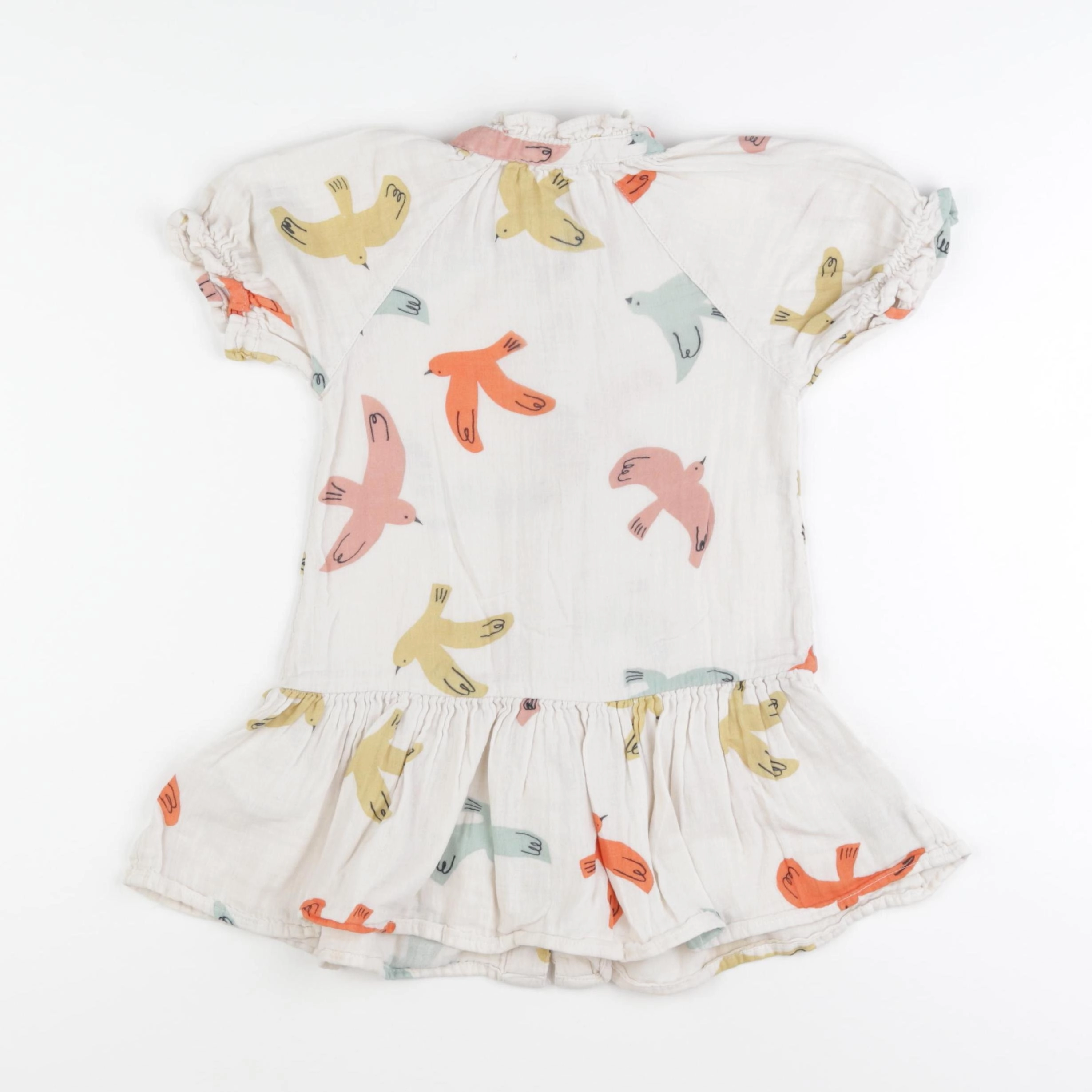 Monoprix - robe blanc, multicolore - 3 ans