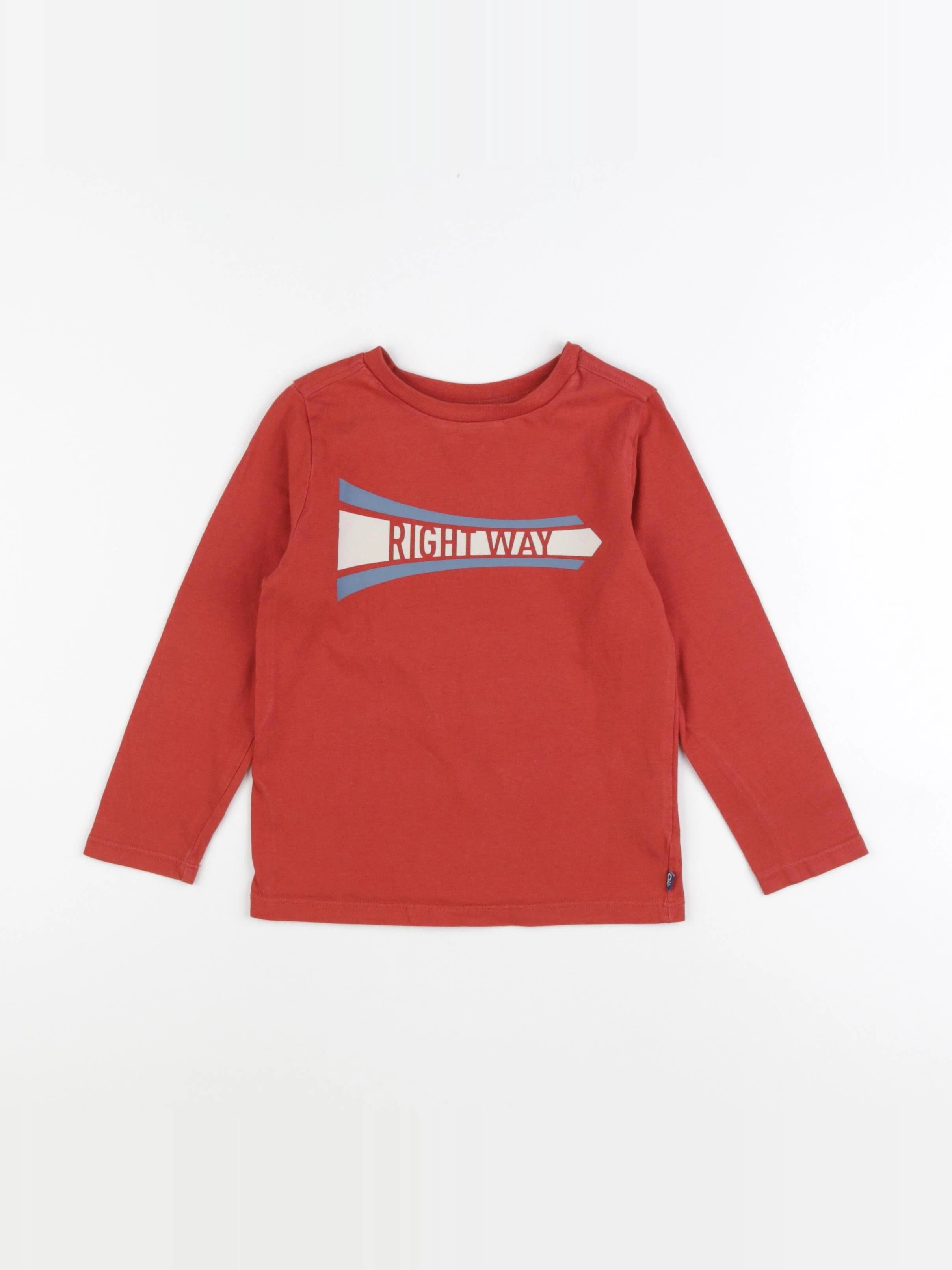 Okaidi - tee-shirt rouge - 3 ans