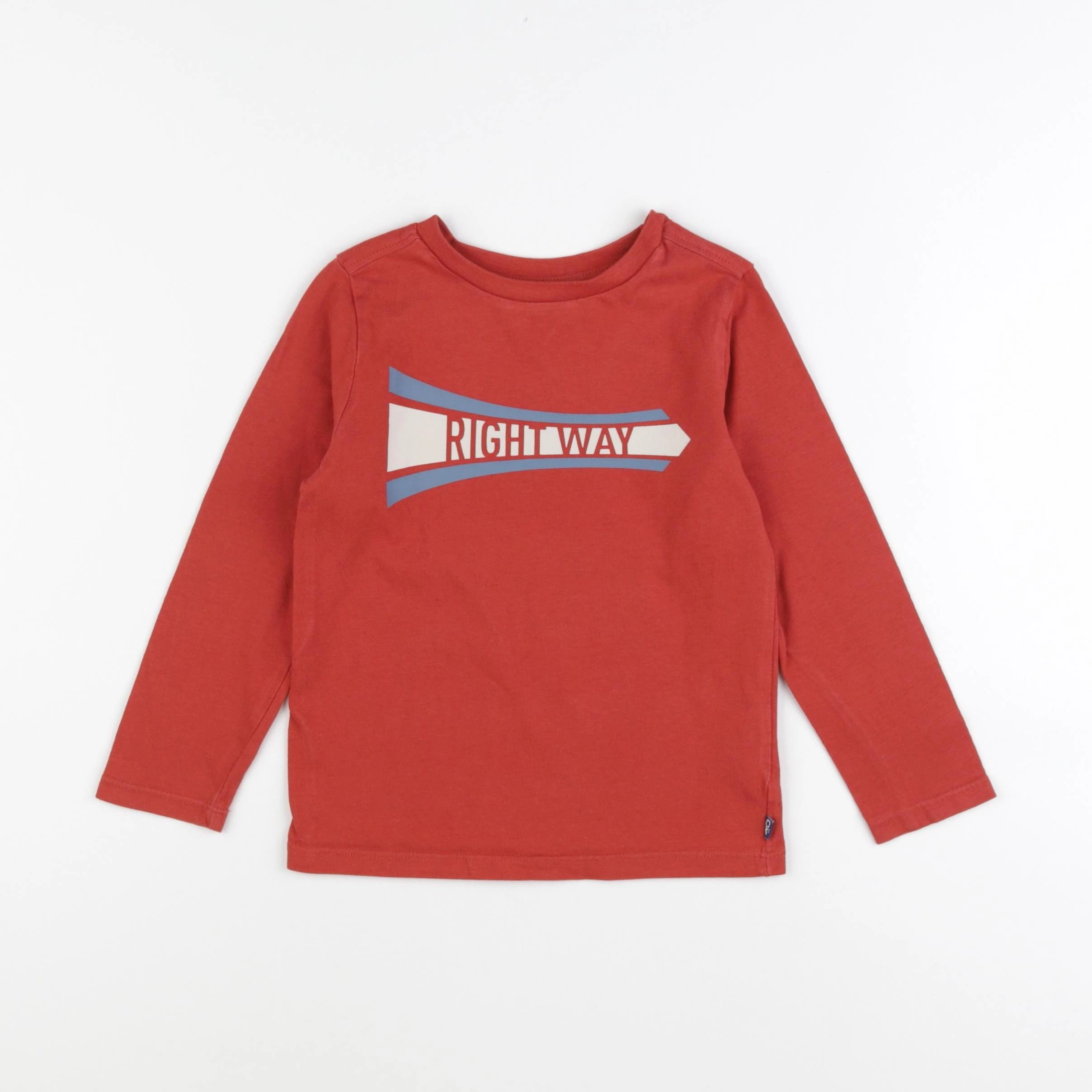 Okaidi - tee-shirt rouge - 3 ans