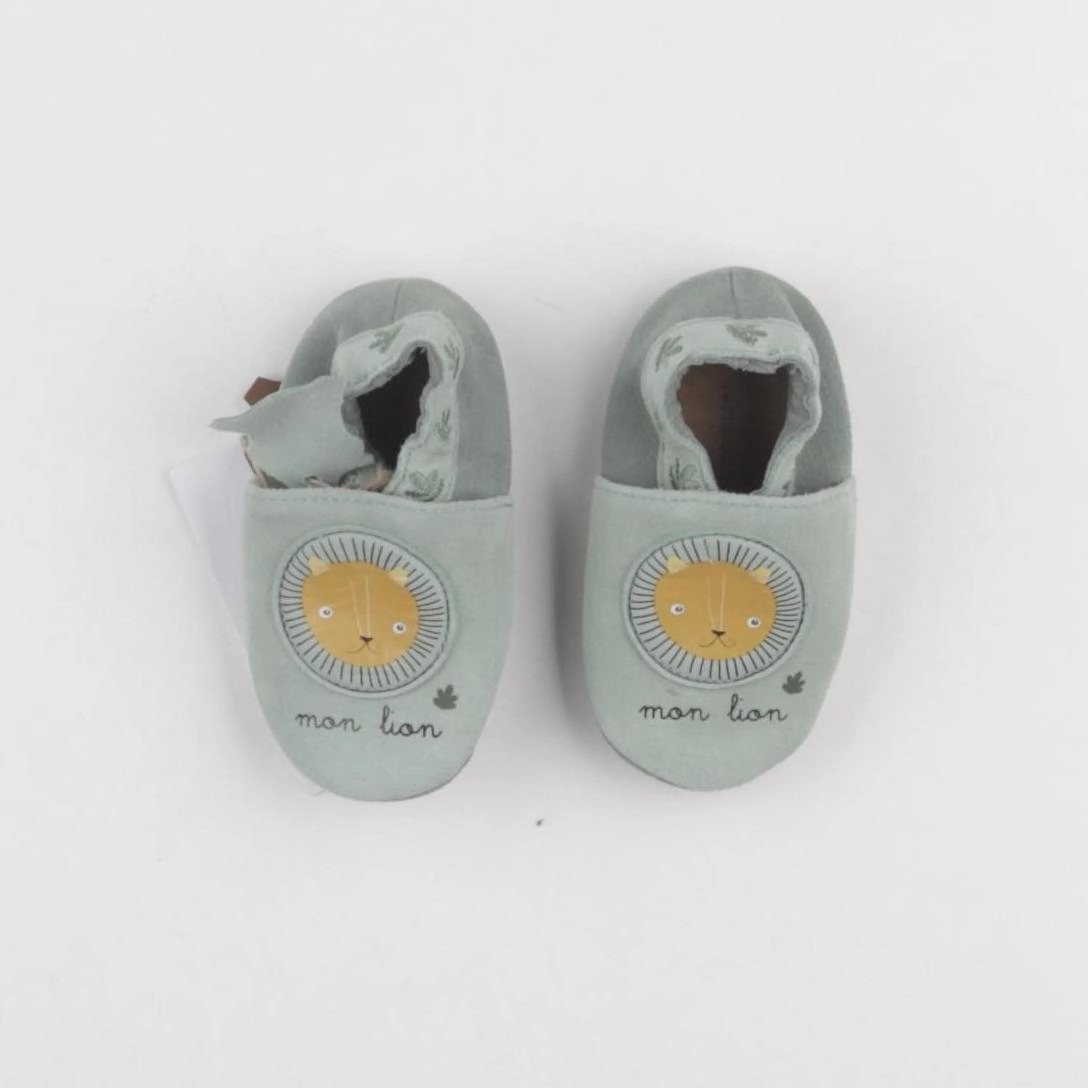 Vertbaudet - chaussons vert - pointure 18/19