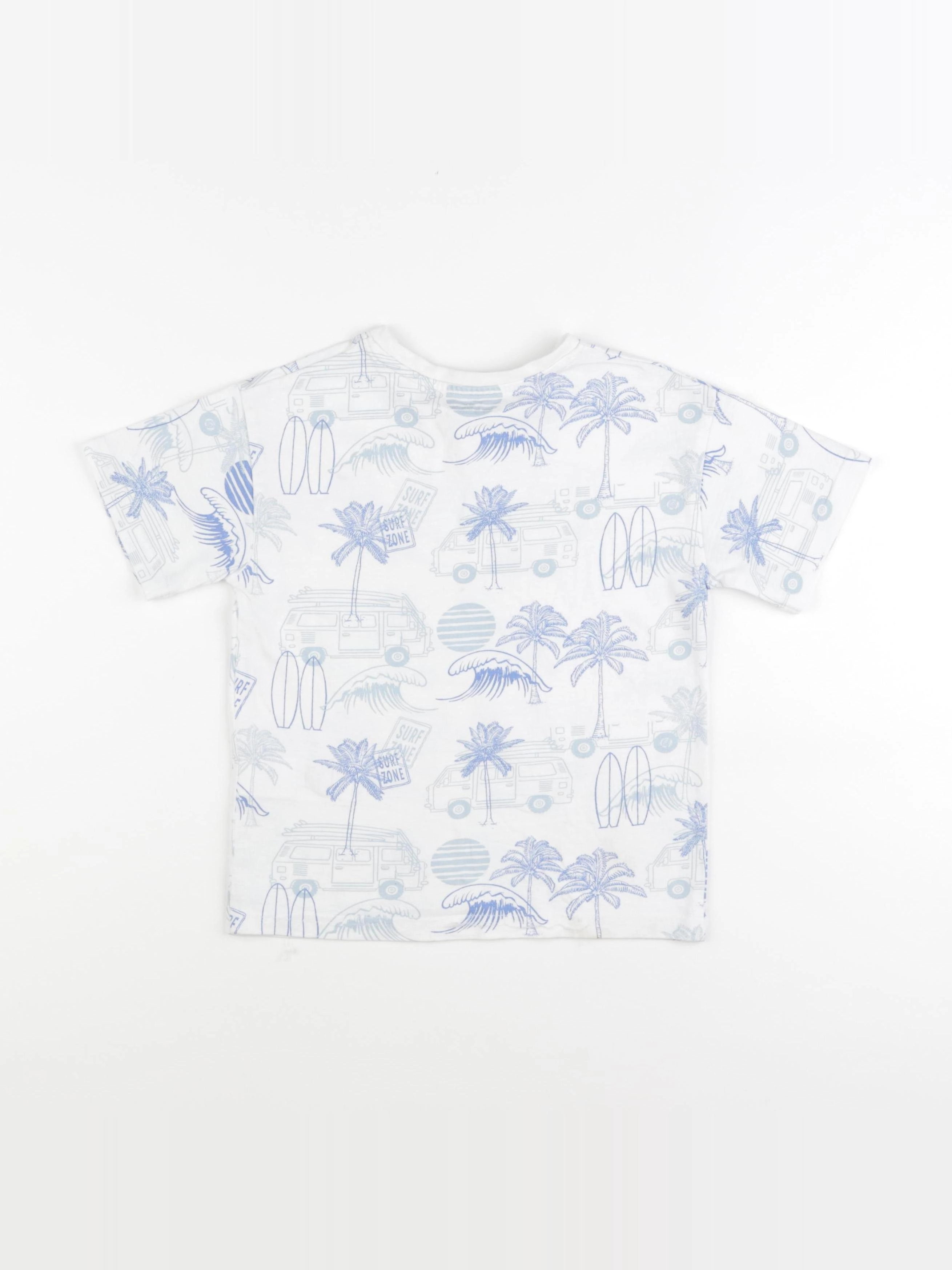Vertbaudet - tee-shirt bleu - 6 ans