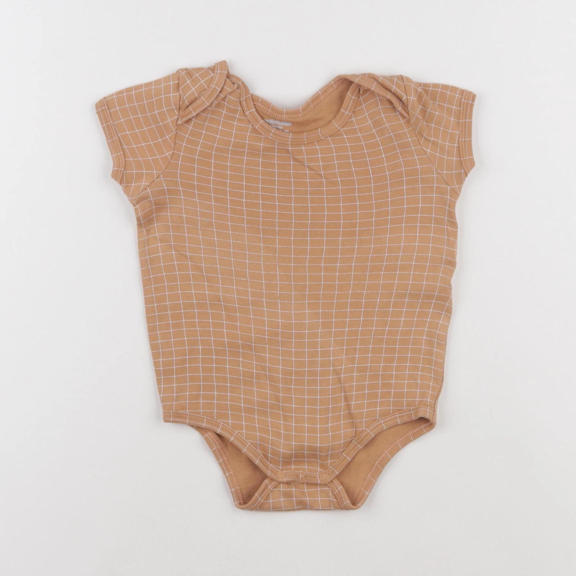 Vertbaudet - body marron - 18 mois