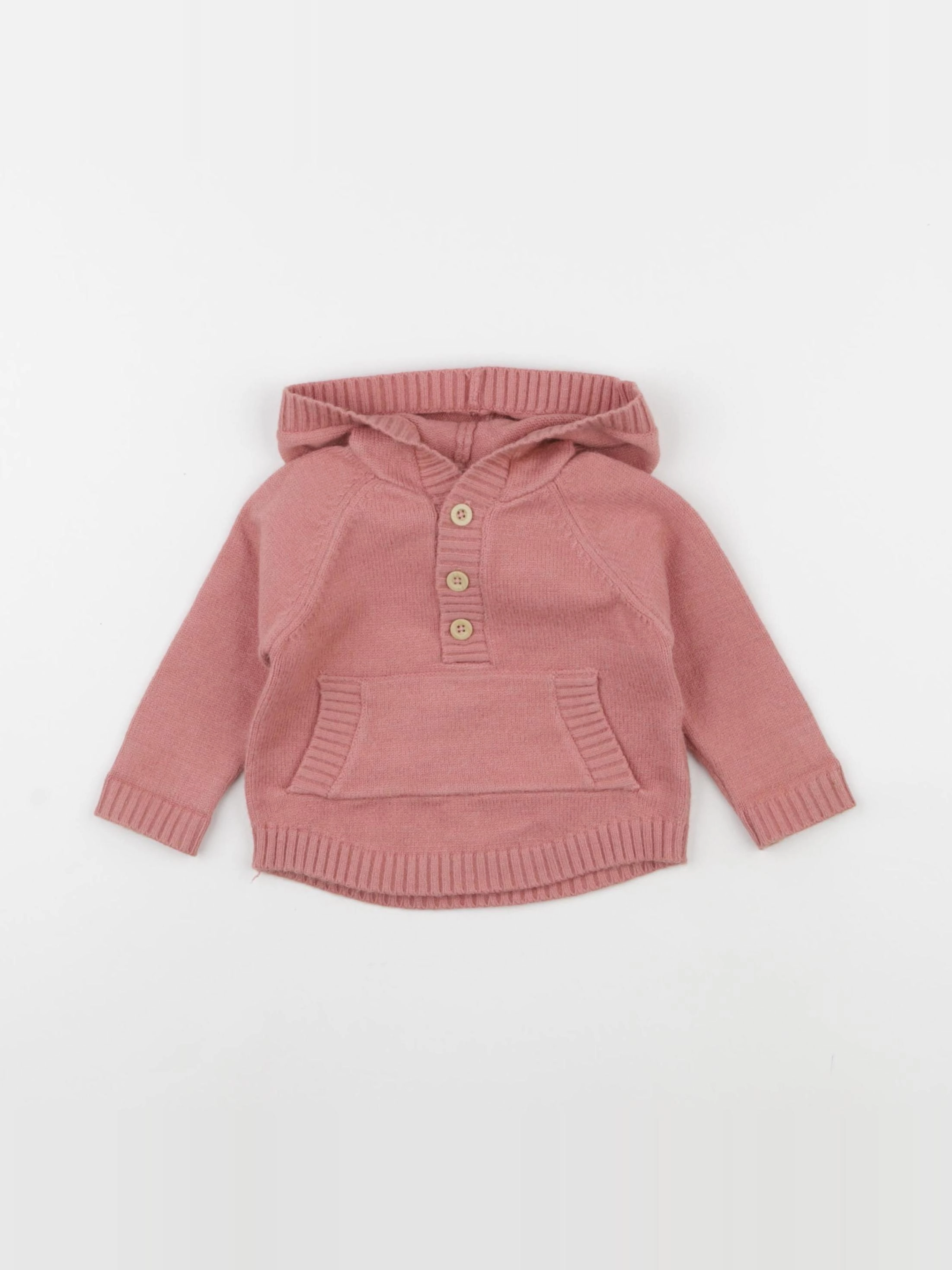 Boutchou - pull rouge - 6 mois