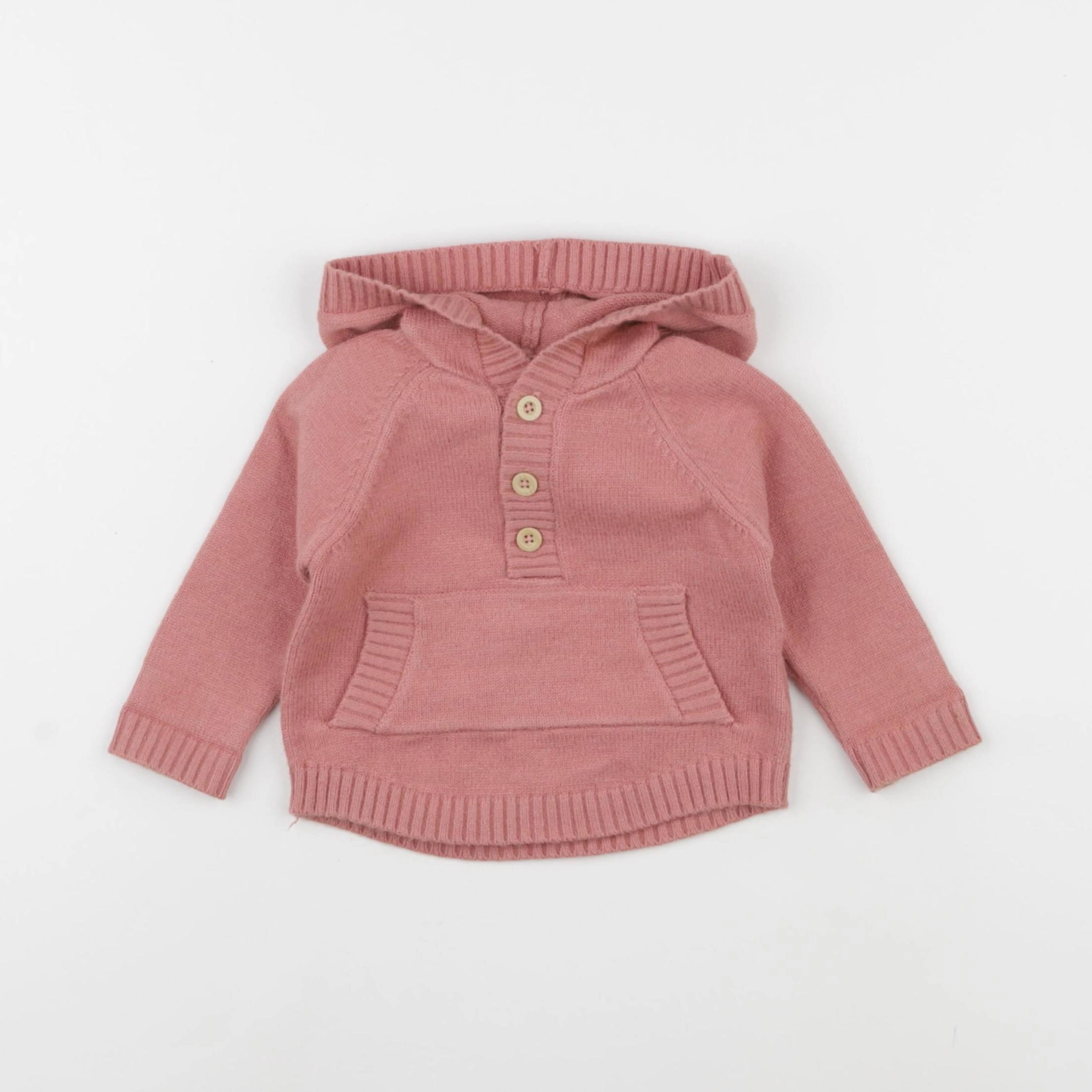 Boutchou - pull rouge - 6 mois