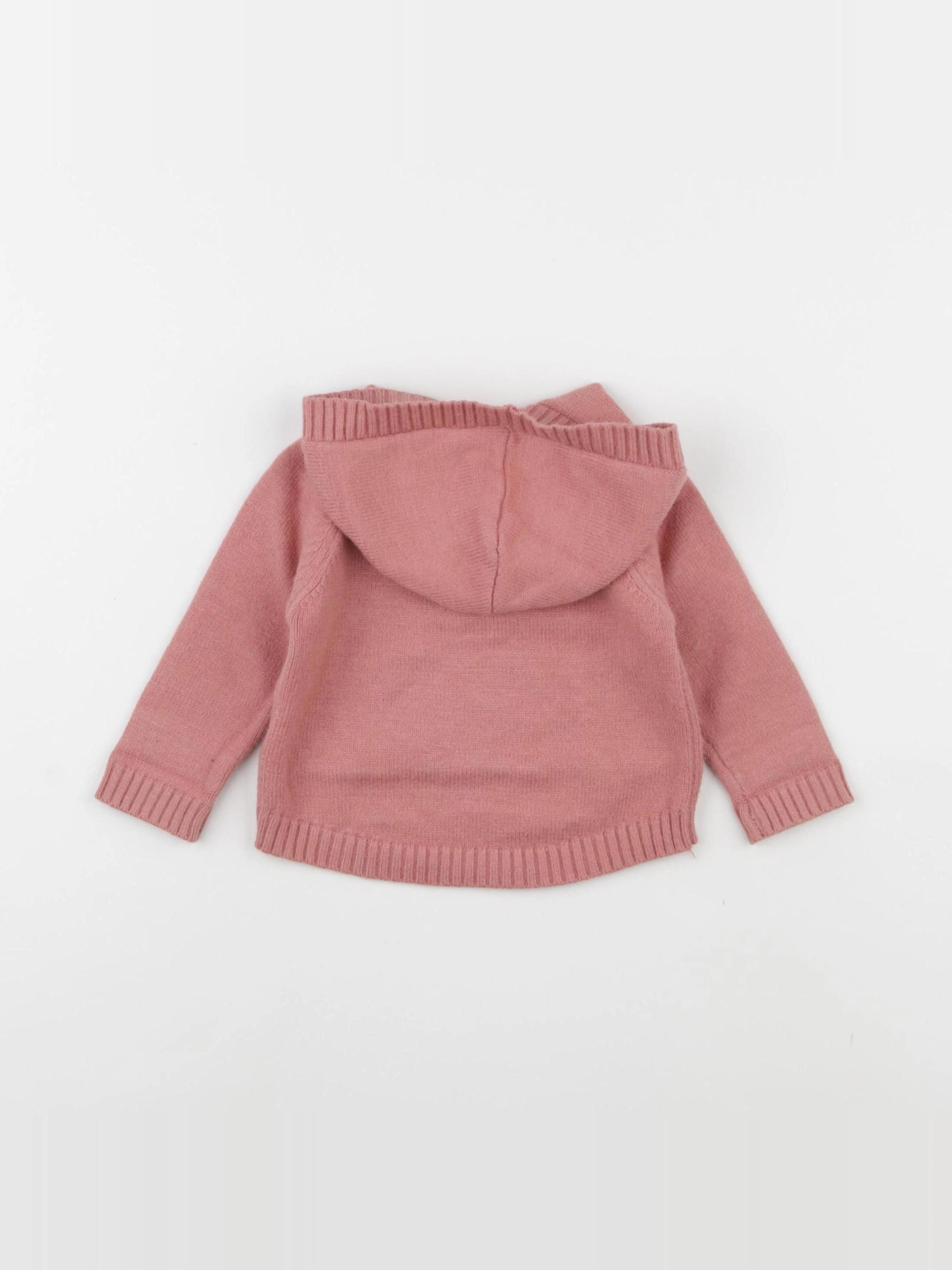 Boutchou - pull rouge - 6 mois