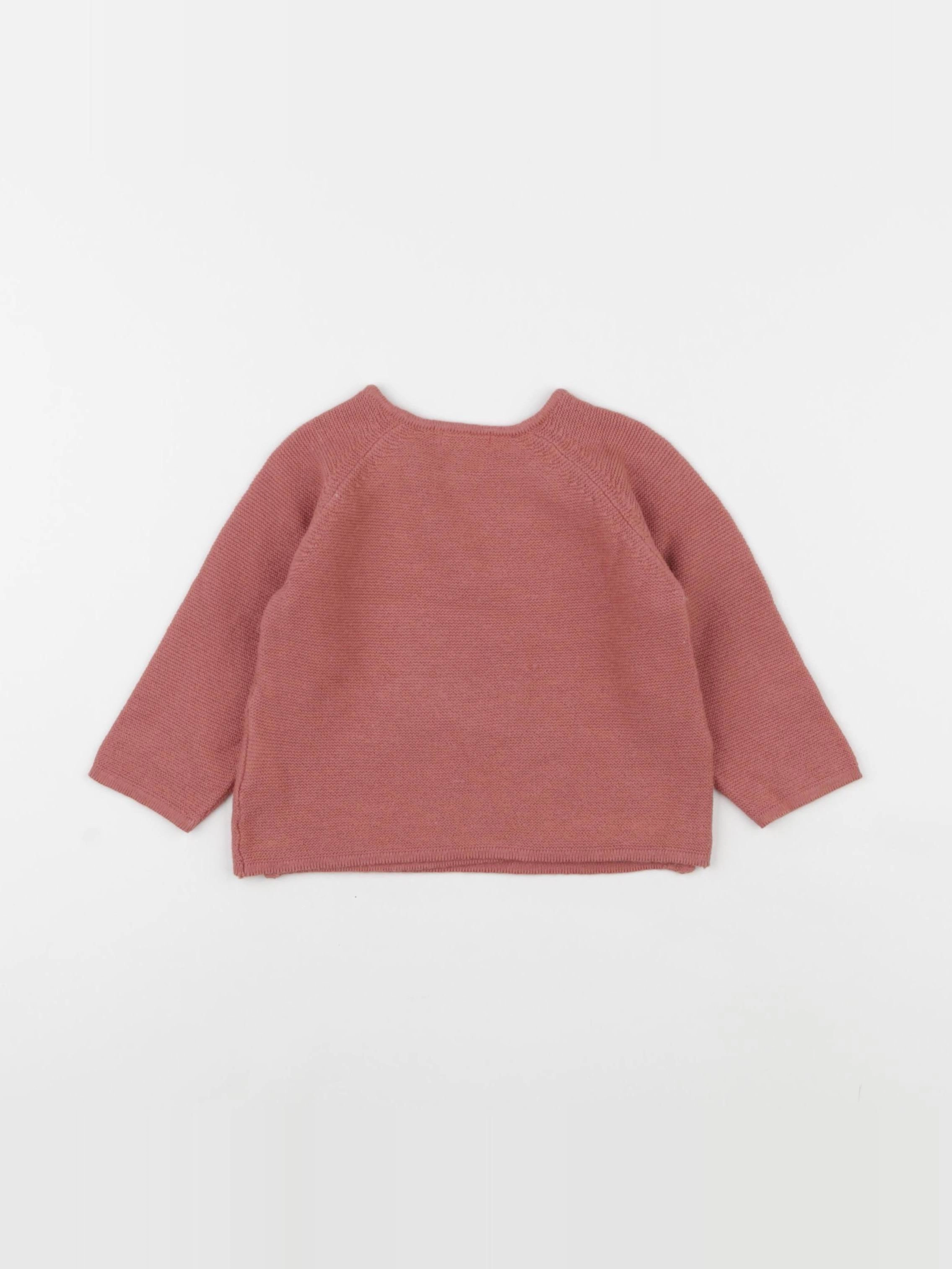 Boutchou - pull rose - 6 mois