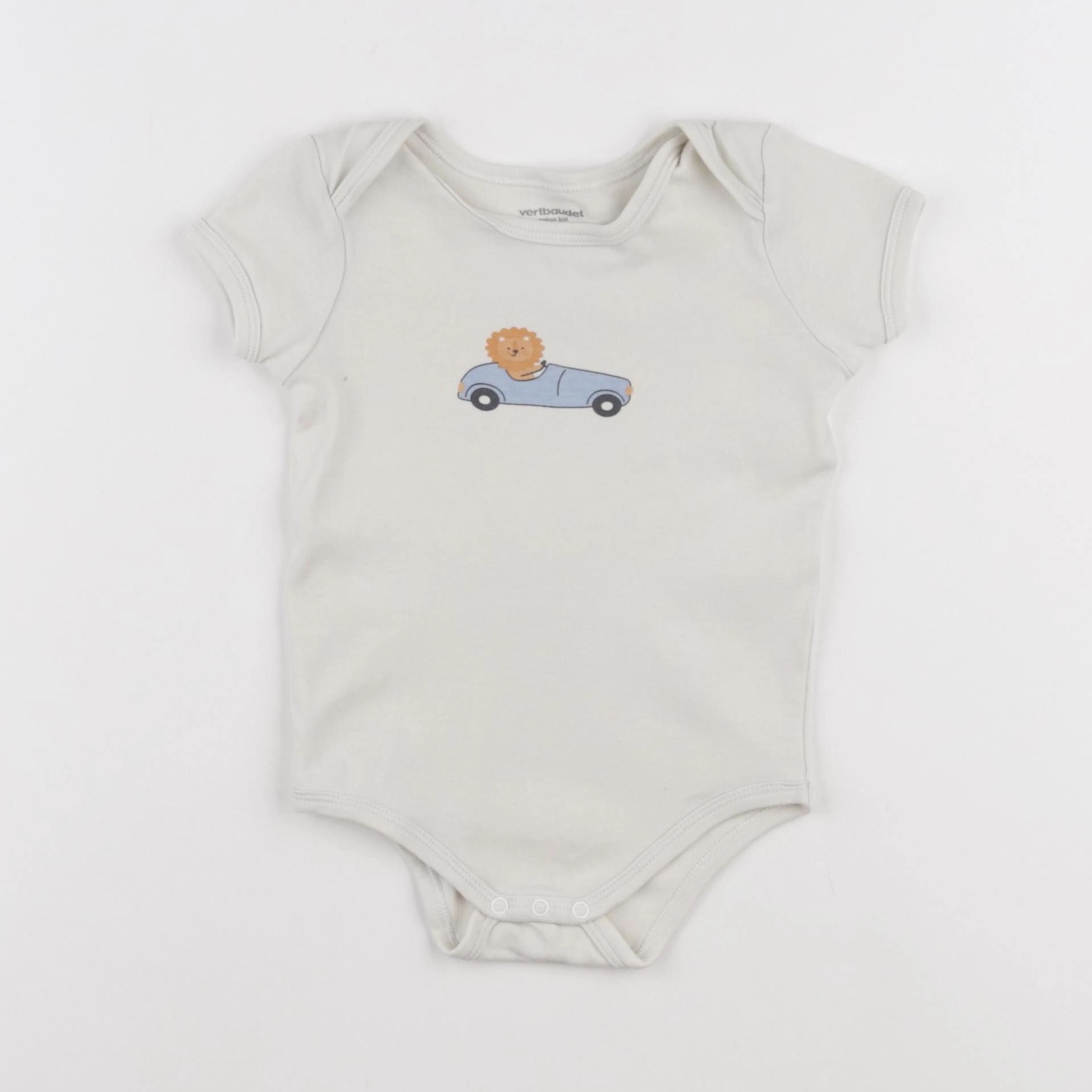 Vertbaudet - body beige - 18 mois